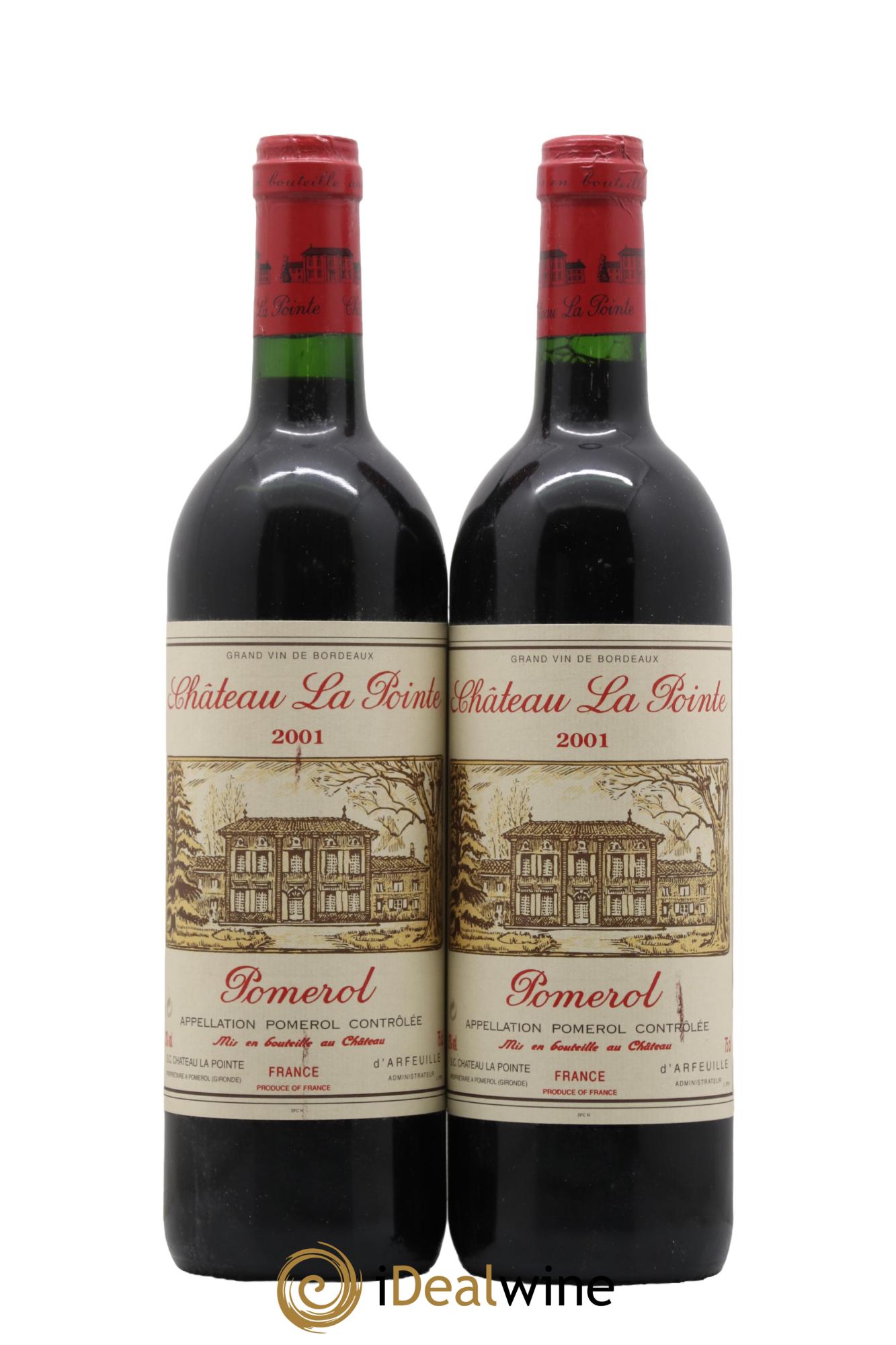 Château la Pointe 2001 - Posten von 2 Flaschen - 0