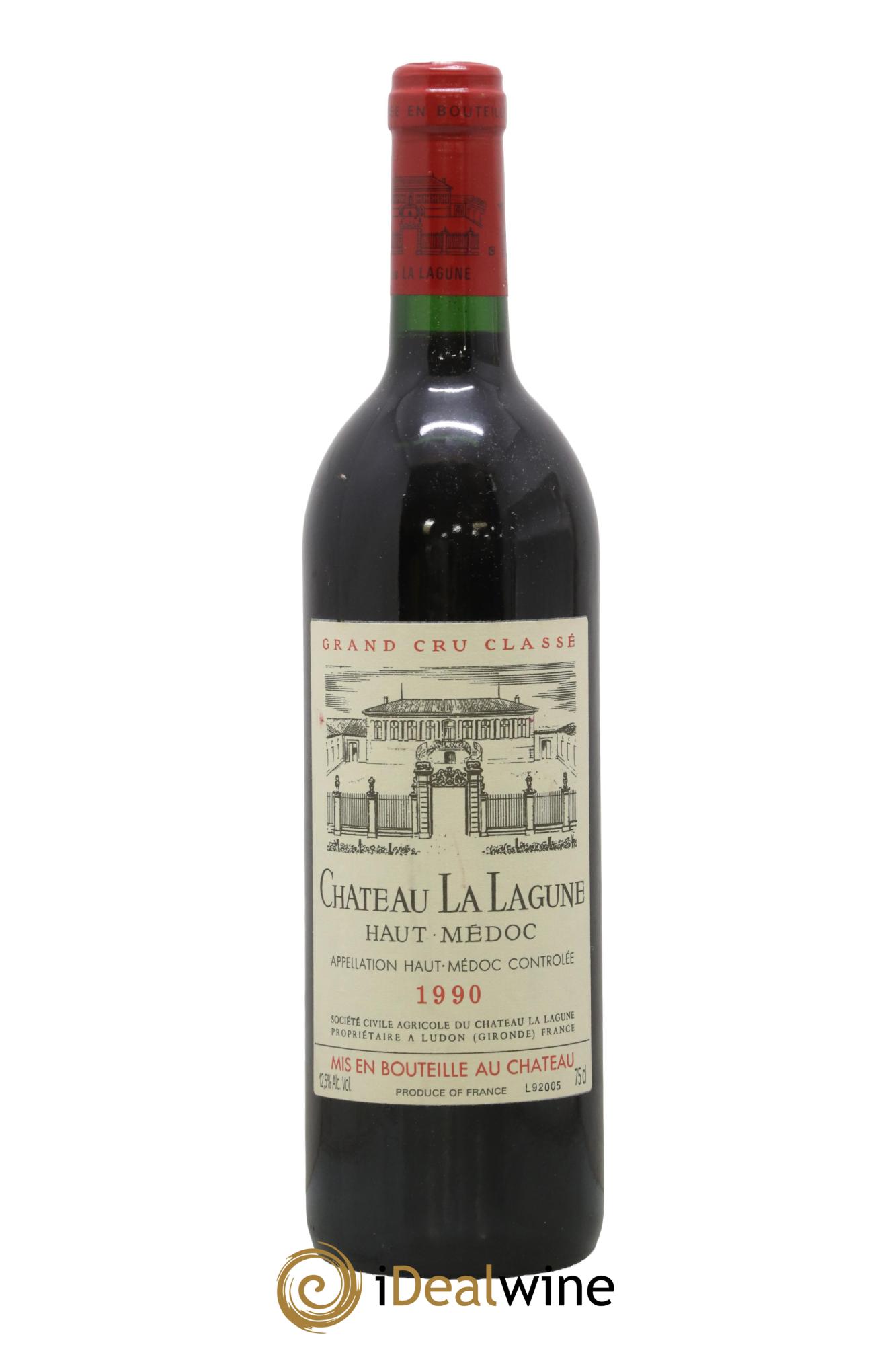 Château la Lagune 3ème Grand Cru Classé 1990 - Lotto di 1 bottiglia - 0
