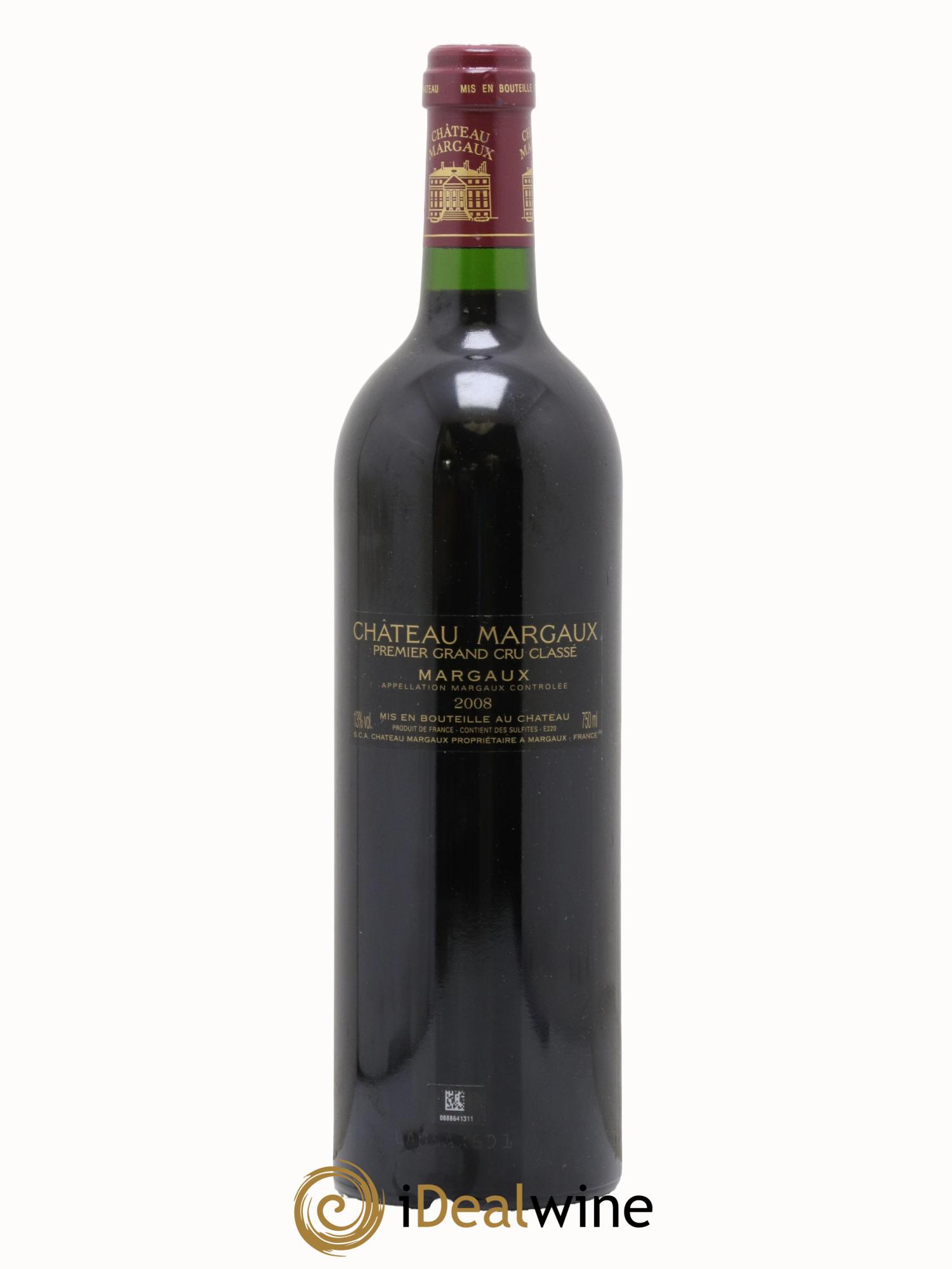 Château Margaux 1er Grand Cru Classé 2008 - Lot of 1 bottle - 1