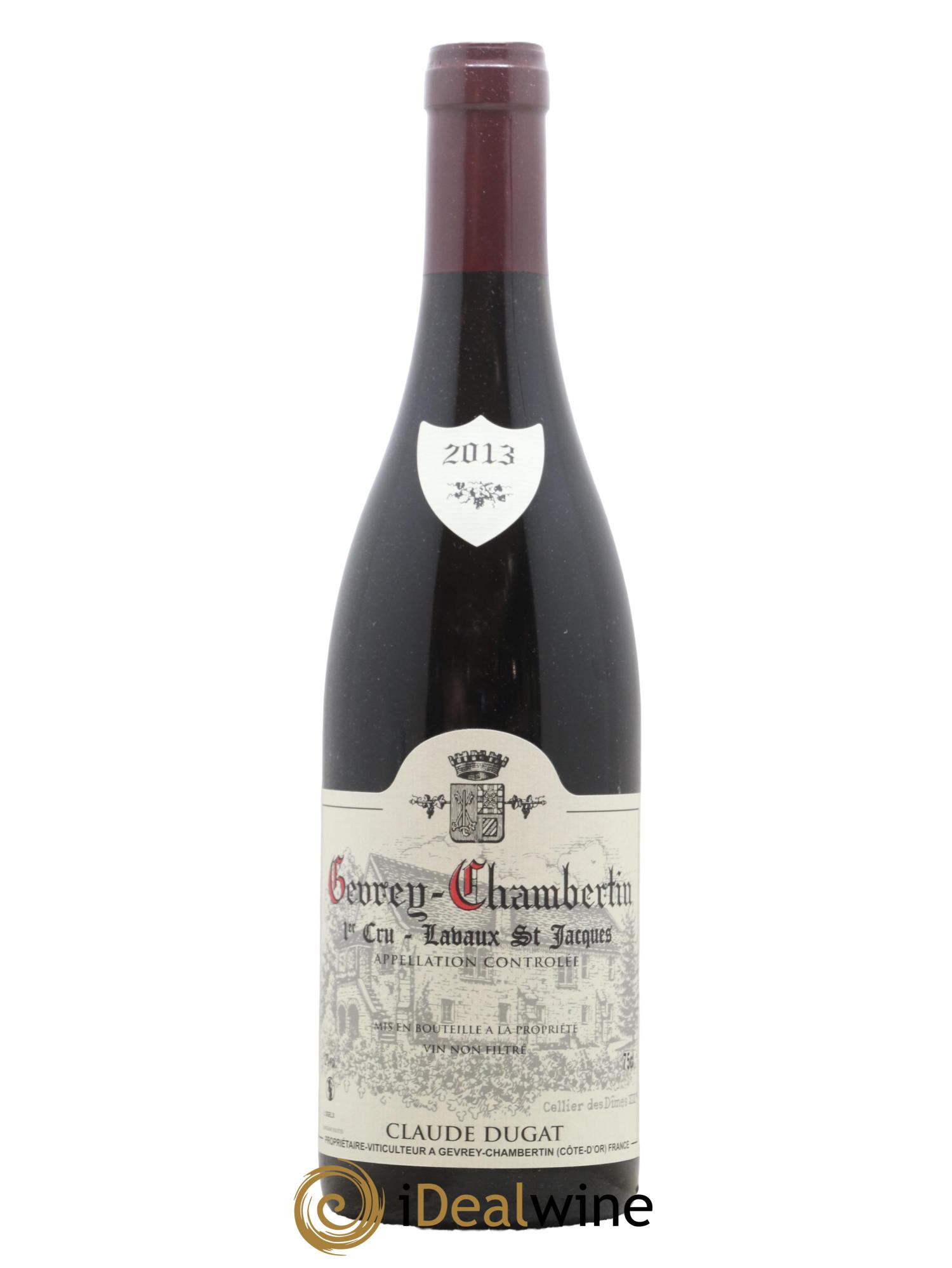 Gevrey-Chambertin 1er Cru Lavaux Saint-Jacques Claude Dugat 2013 - Lot de 1 bouteille - 0