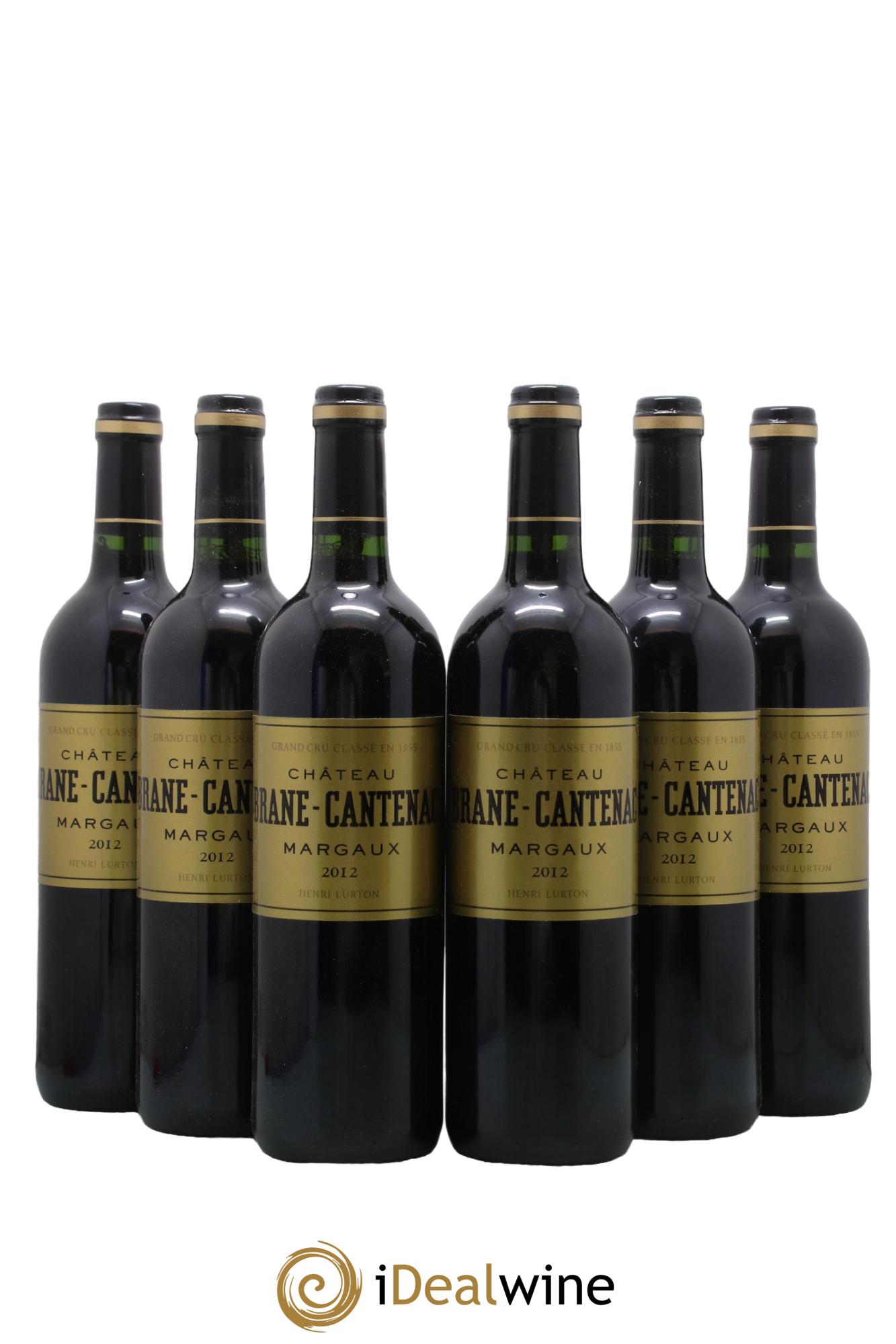Château Brane Cantenac 2ème Grand Cru Classé 2012 - Lot de 6 bouteilles - 0