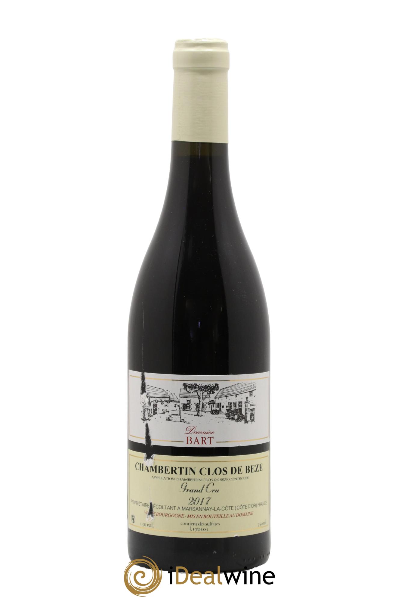 Chambertin Clos de Bèze Grand Cru Bart (Domaine) 2017 - Lot de 1 bouteille - 0