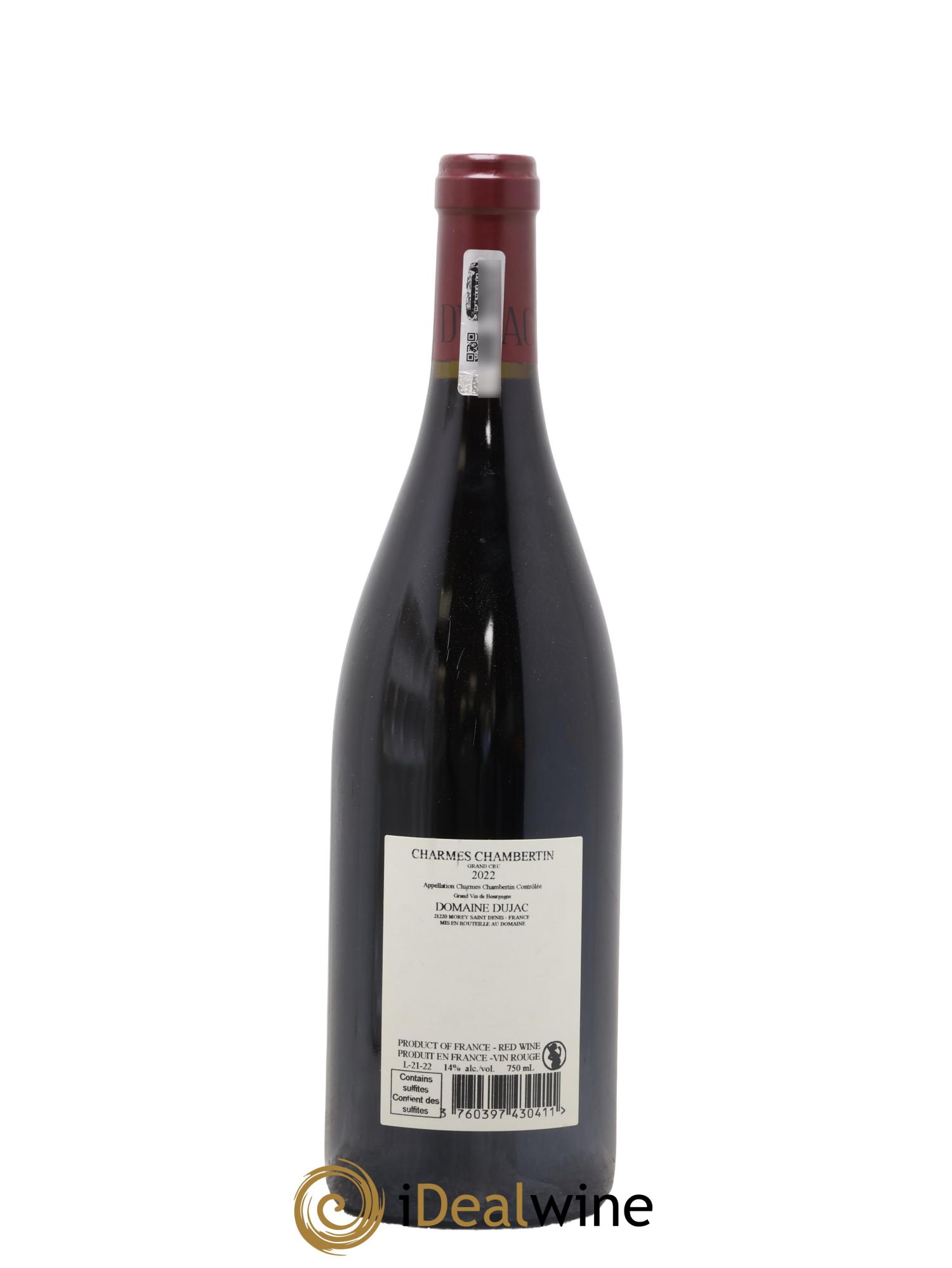 Charmes-Chambertin Grand Cru Dujac (Domaine) 2022 - Lot de 1 bouteille - 1