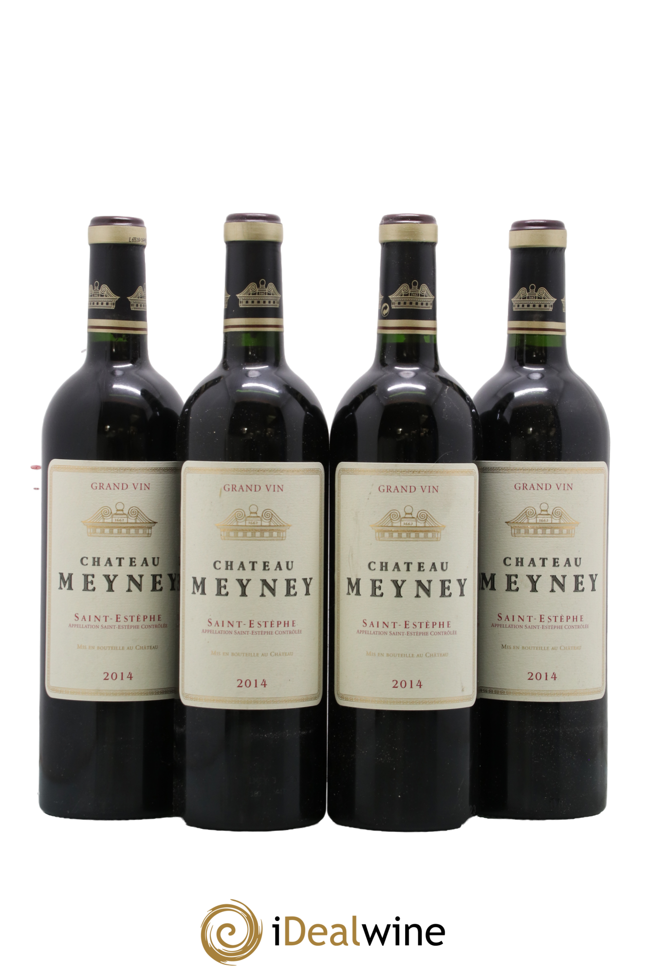 Château Meyney 2014 - Lot of 4 bottles - 0