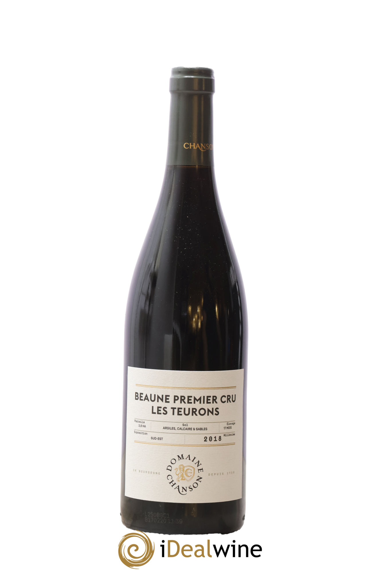Beaune 1er Cru Teurons Chanson 2018 - Lot of 1 bottle - 0