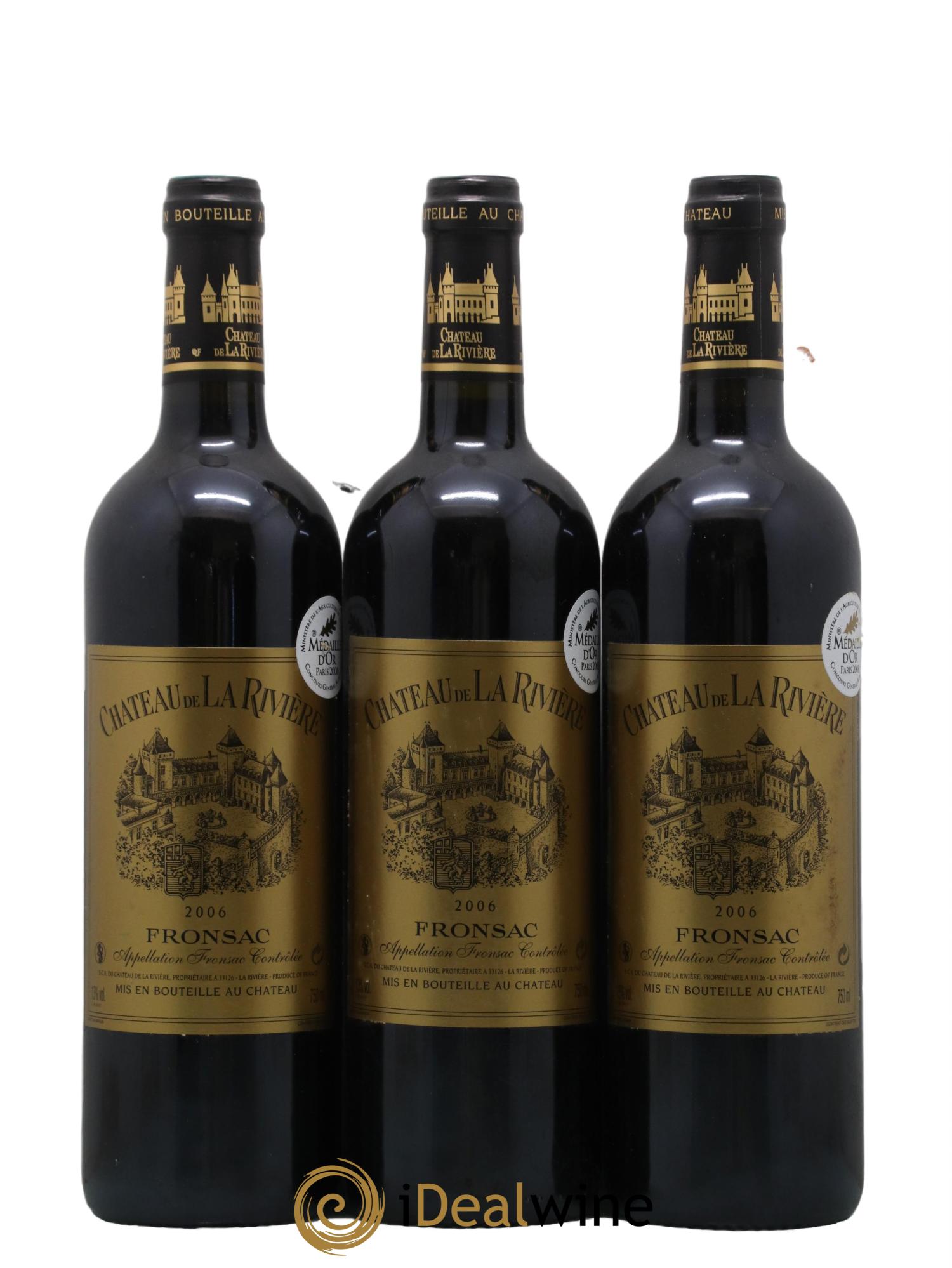Château de La Rivière 2006 - Lot de 12 bouteilles - 4