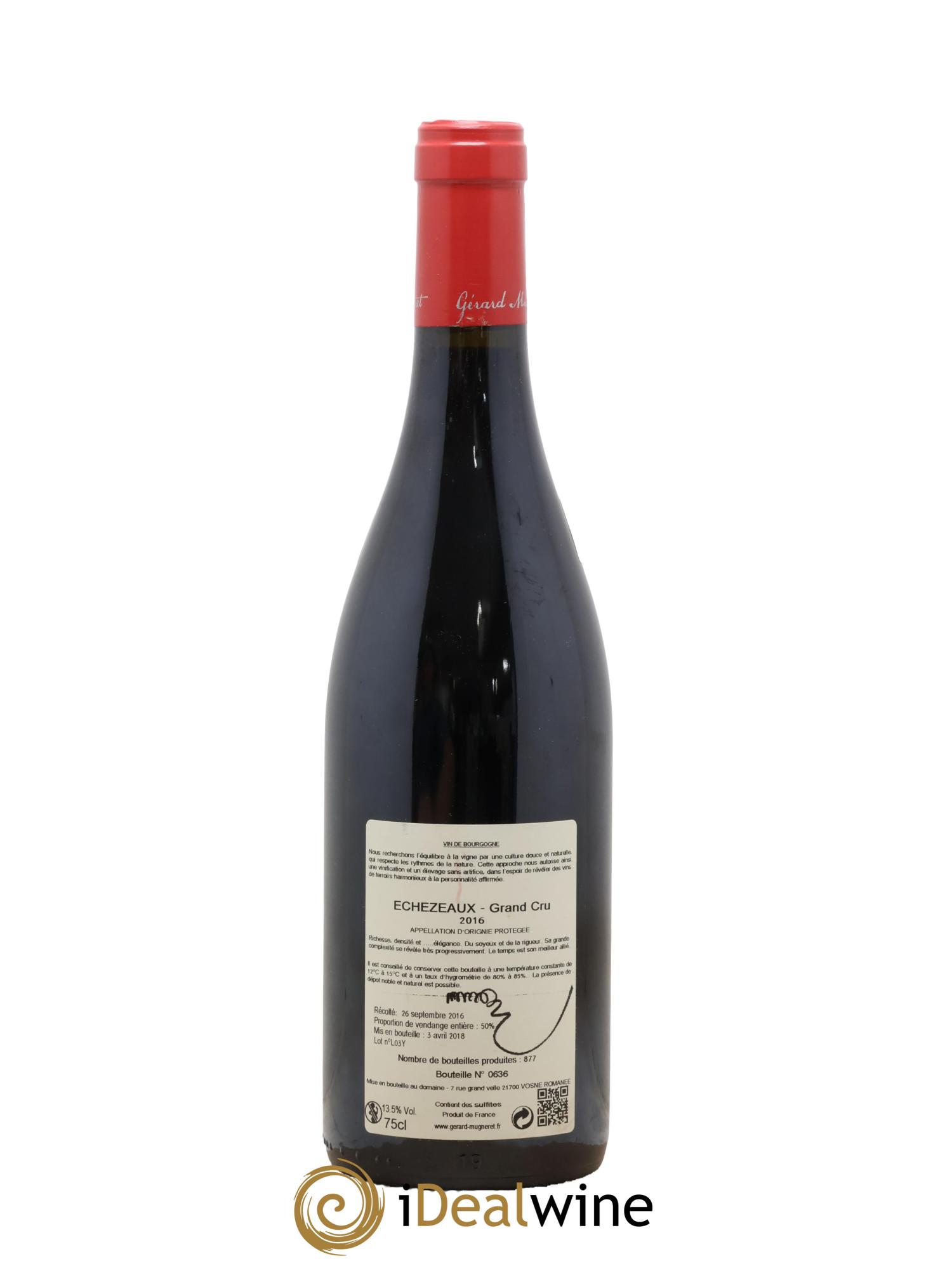 Echezeaux Grand Cru Gérard Mugneret 2016 - Lot of 1 bottle - 1