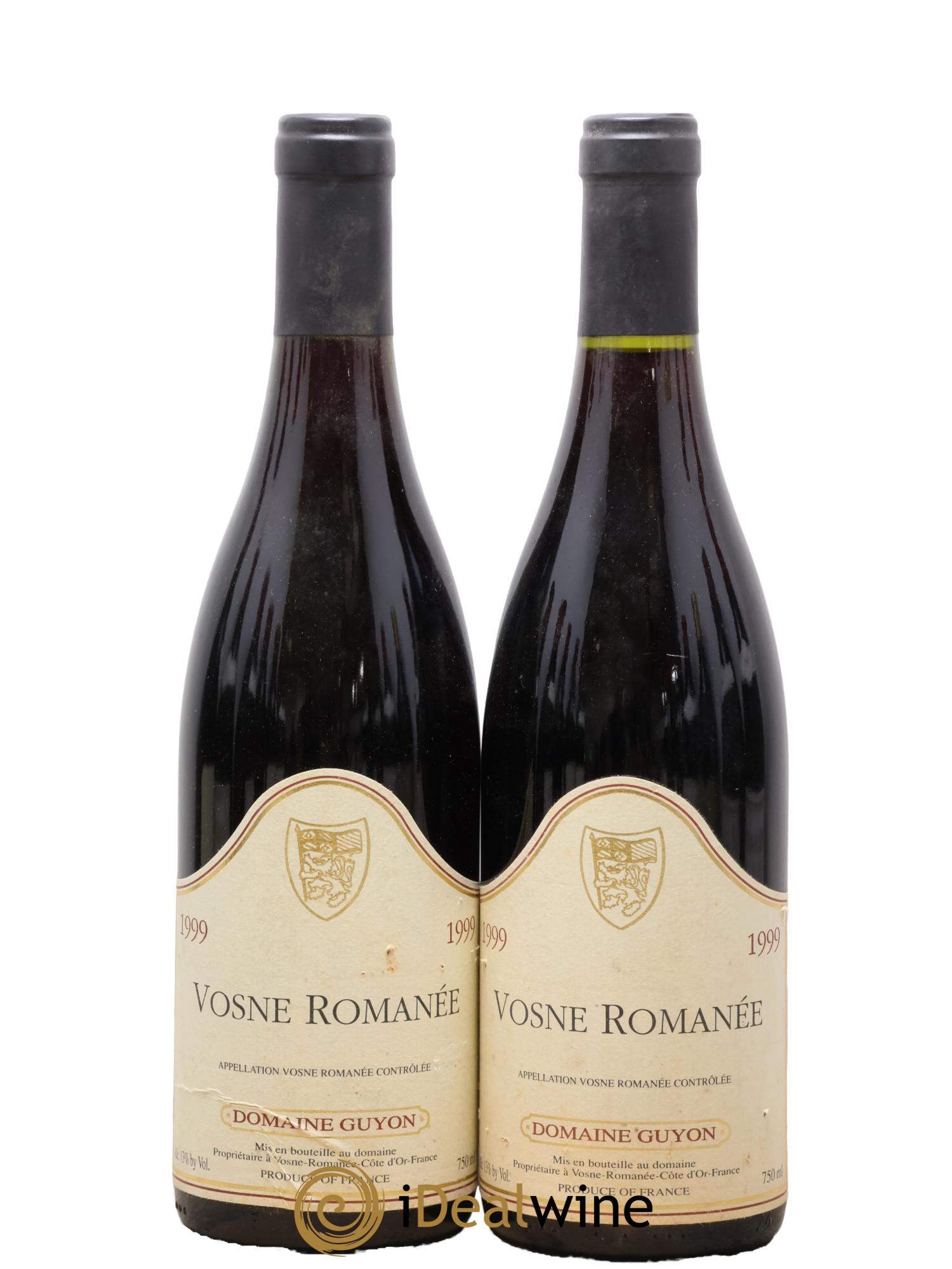 Vosne-Romanée Guyon (Domaine) Guyon 1999 - Lot de 2 bouteilles - 0