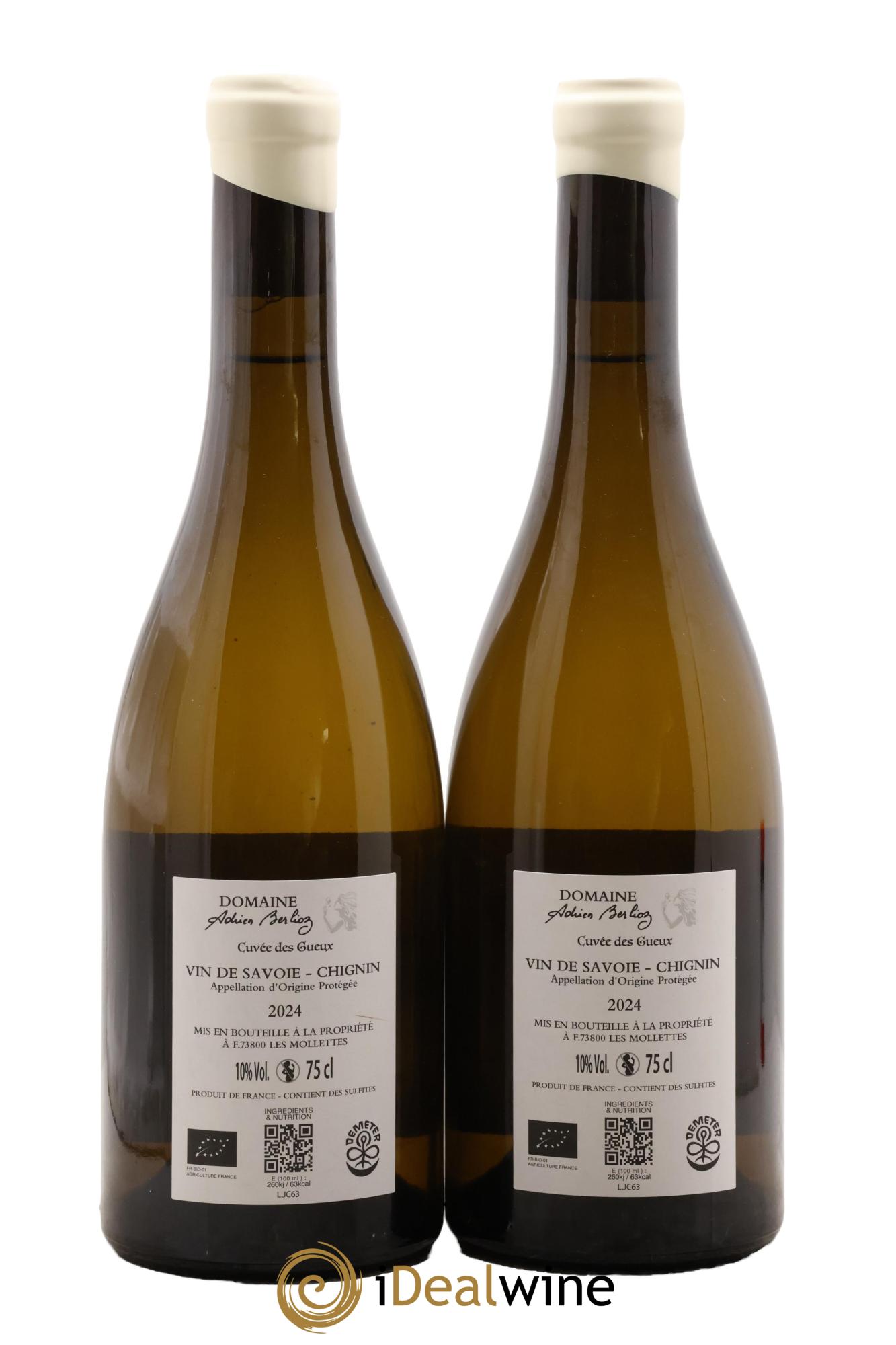 Vin de Savoie La Cuvée des Gueux Adrien Berlioz 2024 - Lotto di 2 bottiglie - 1