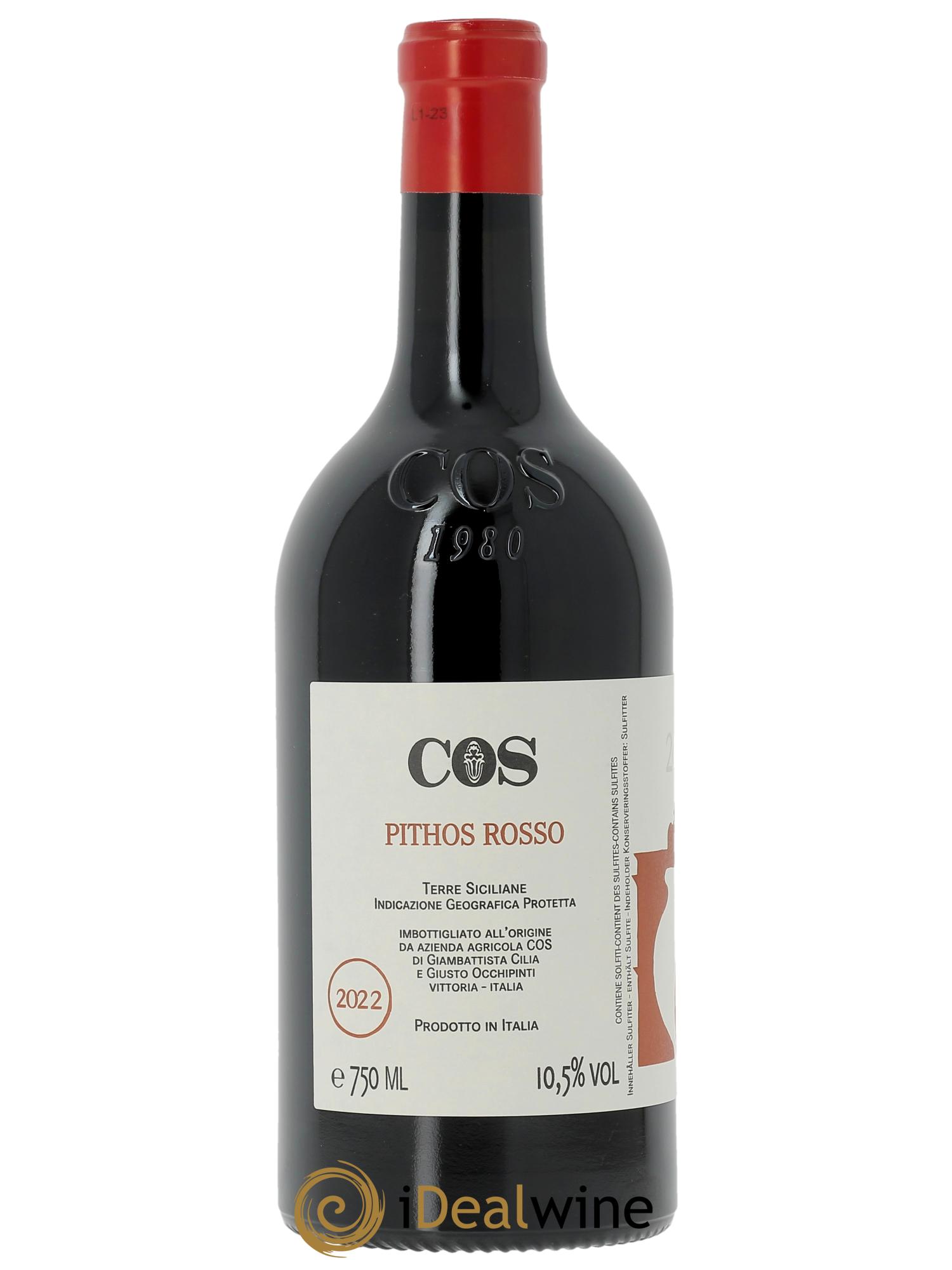 Vittoria Rosso DOC Azienda Agricola Cos Pithos 2022 - Lot de 1 bouteille - 1