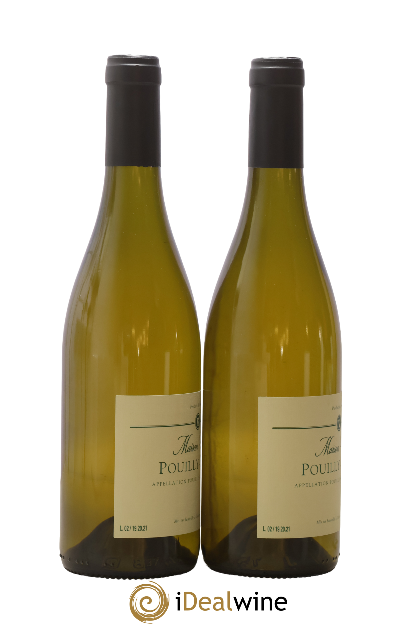 Pouilly-Fuissé 19/20/21 Maison Valette - Lot of 2 bottles - 1