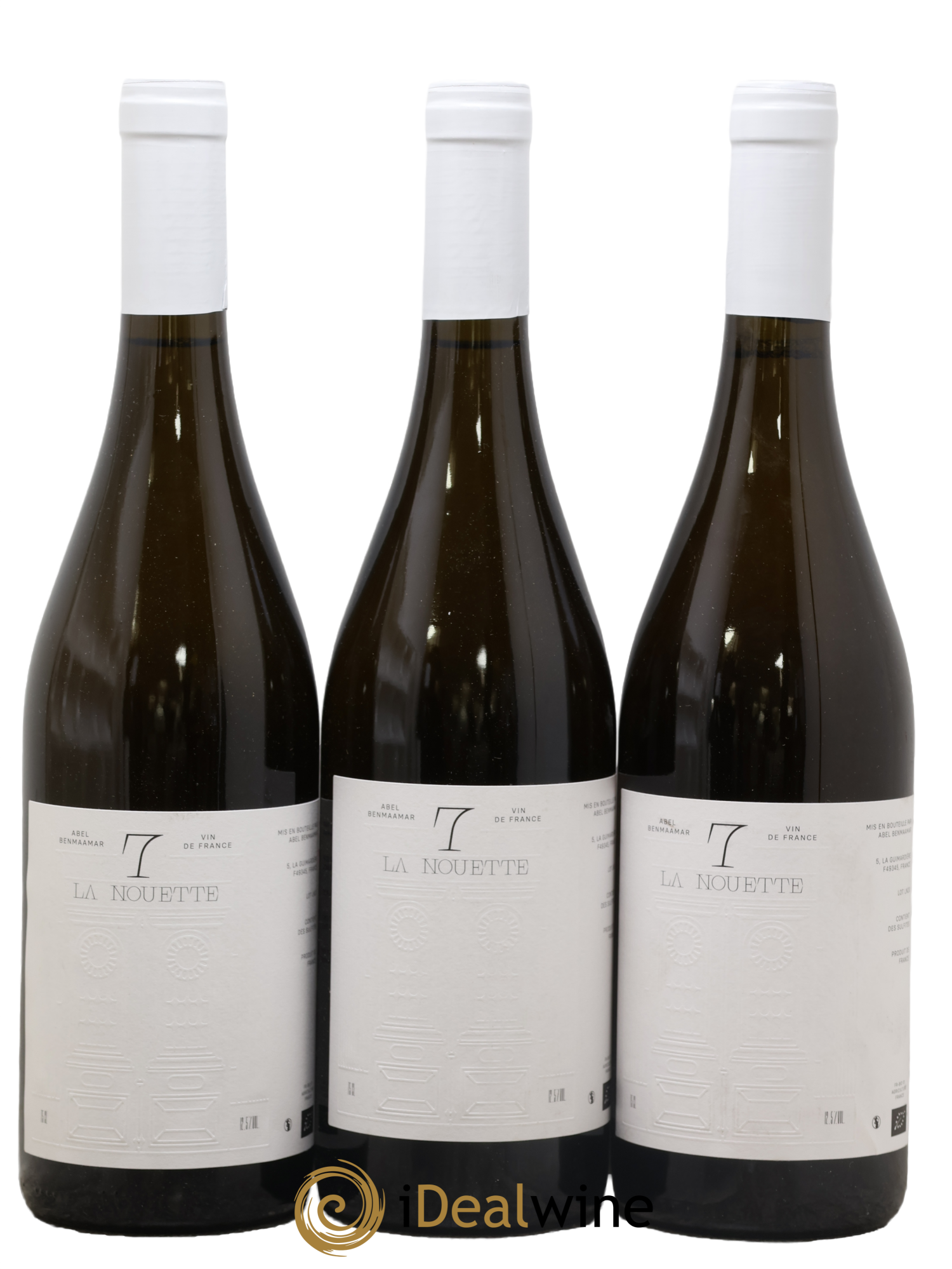 Vin de France Sept La Nouette Domaine Abel Benmaamar 2020 - Lot of 3 bottles - 0