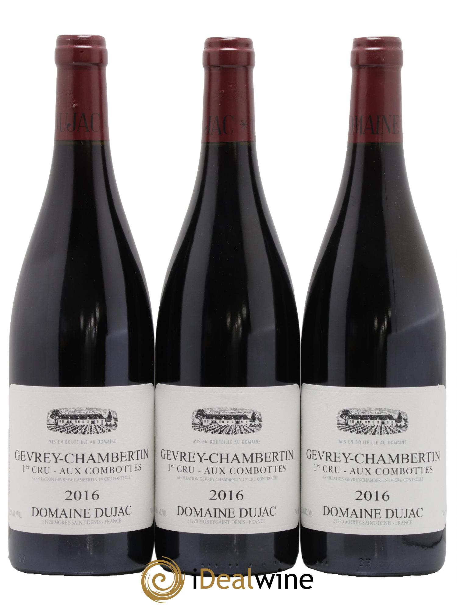 Gevrey-Chambertin 1er Cru Aux Combottes Dujac (Domaine) 2016 - Lot de 3 bouteilles - 0