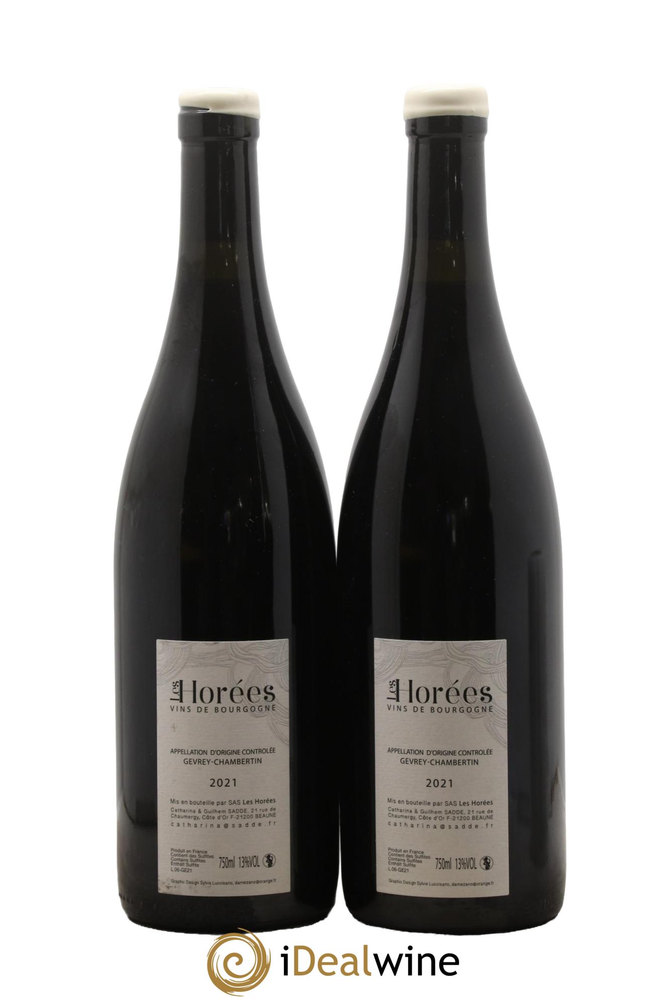Gevrey-Chambertin En Reniard Les Horées 2021 - Lot de 2 bouteilles - 1