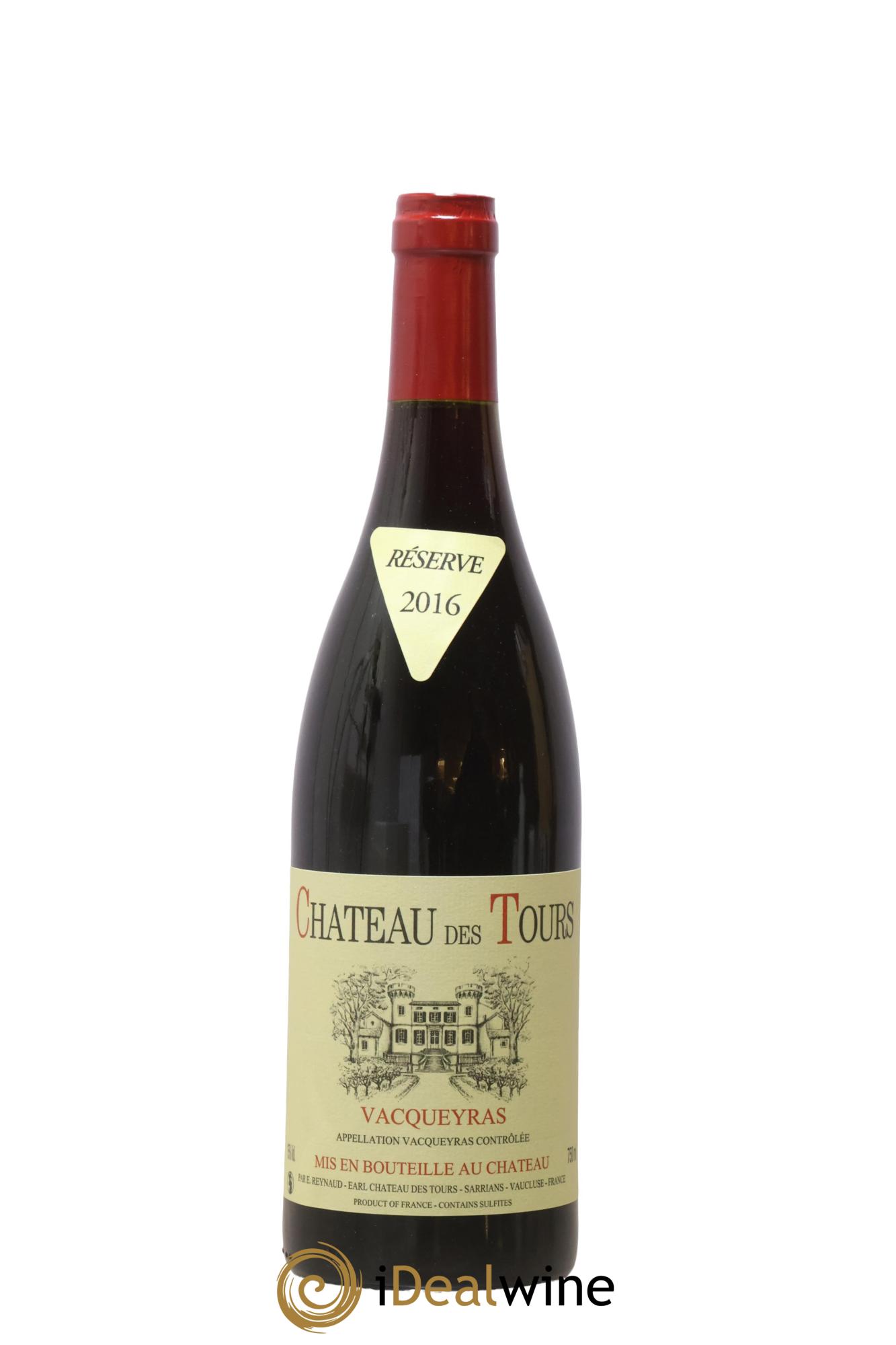 Vacqueyras Château des Tours Emmanuel Reynaud 2016 - Lotto di 1 bottiglia - 0