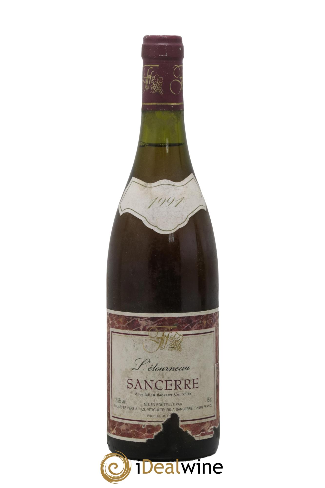Sancerre L'Estourneau Fouassier 1991 - Lot de 1 bouteille - 0