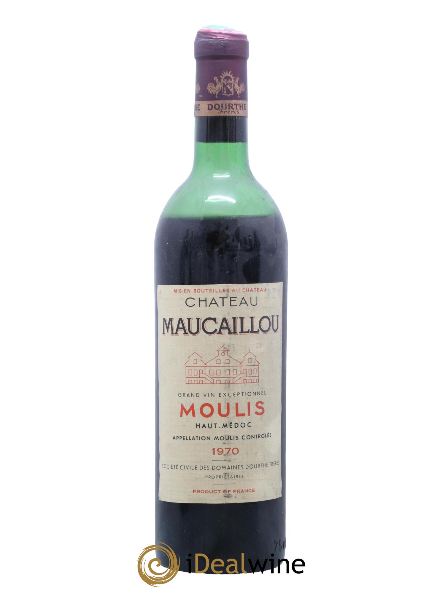 Château Maucaillou 1970 - Lot de 1 bouteille - 0