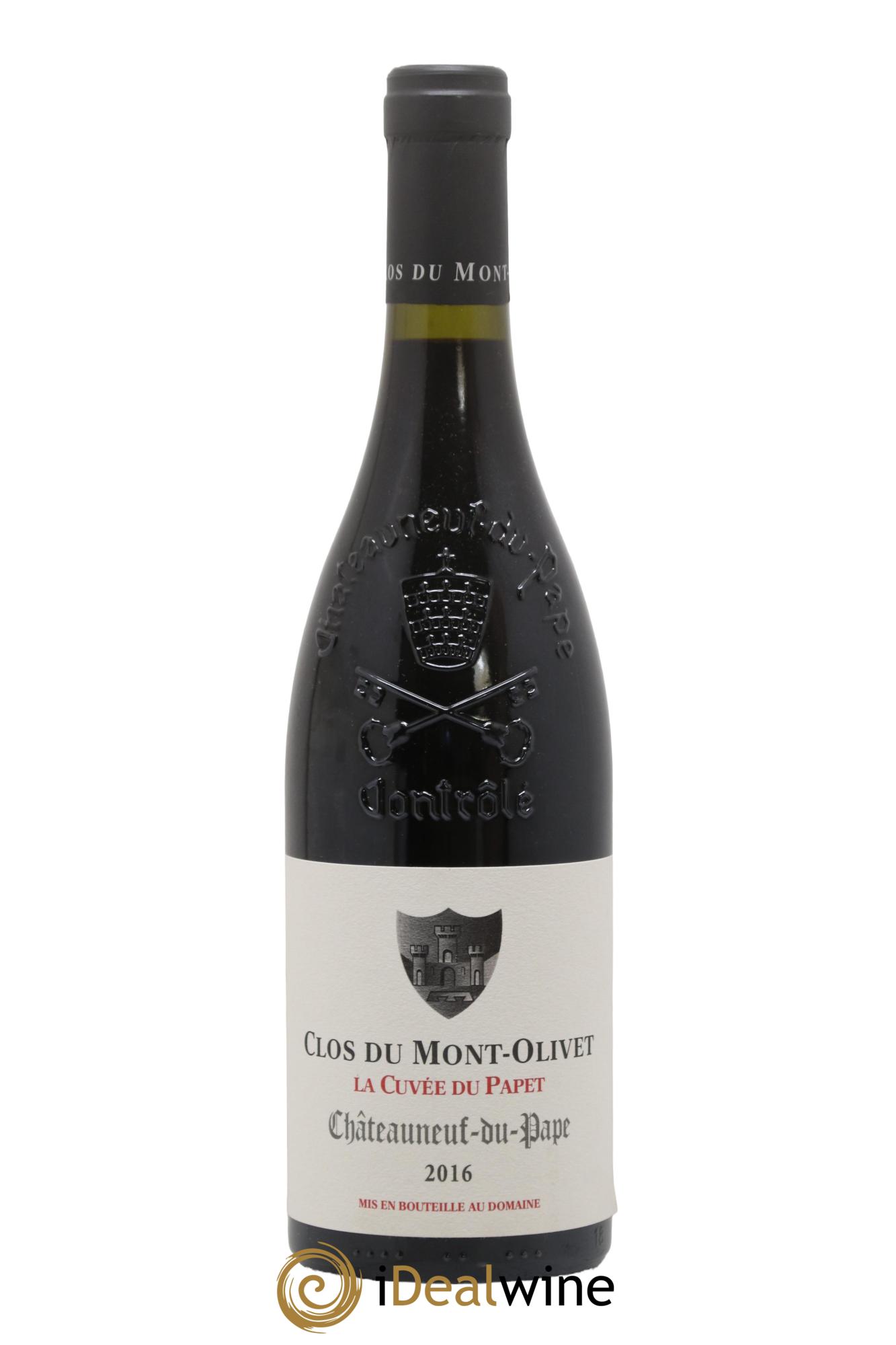 Châteauneuf-du-Pape Cuvée du Papet Clos du Mont-Olivet 2016 - Lot de 1 bouteille - 0