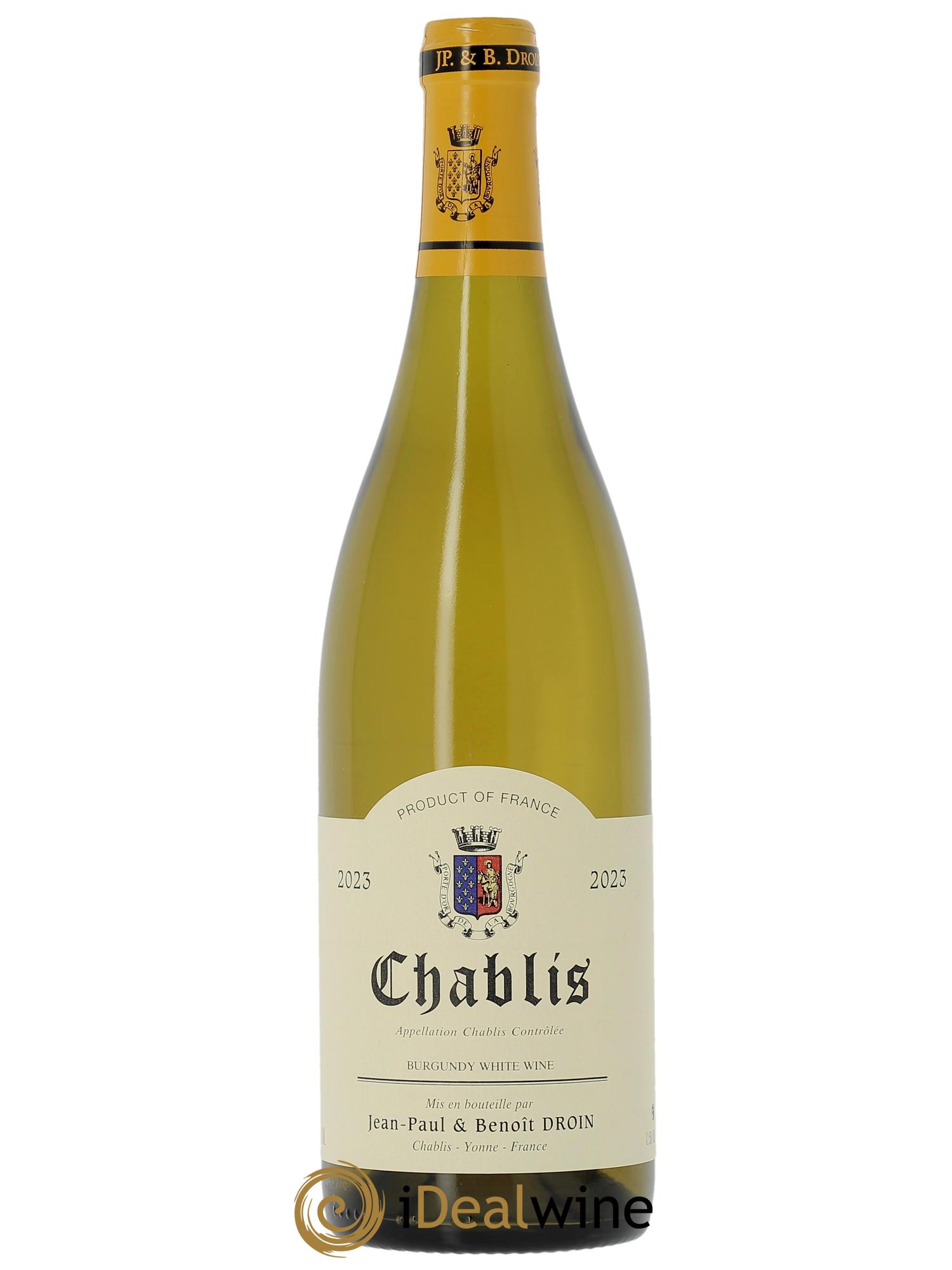 Chablis Jean-Paul & Benoît Droin (Domaine) 2023 - Lot de 1 bouteille - 0