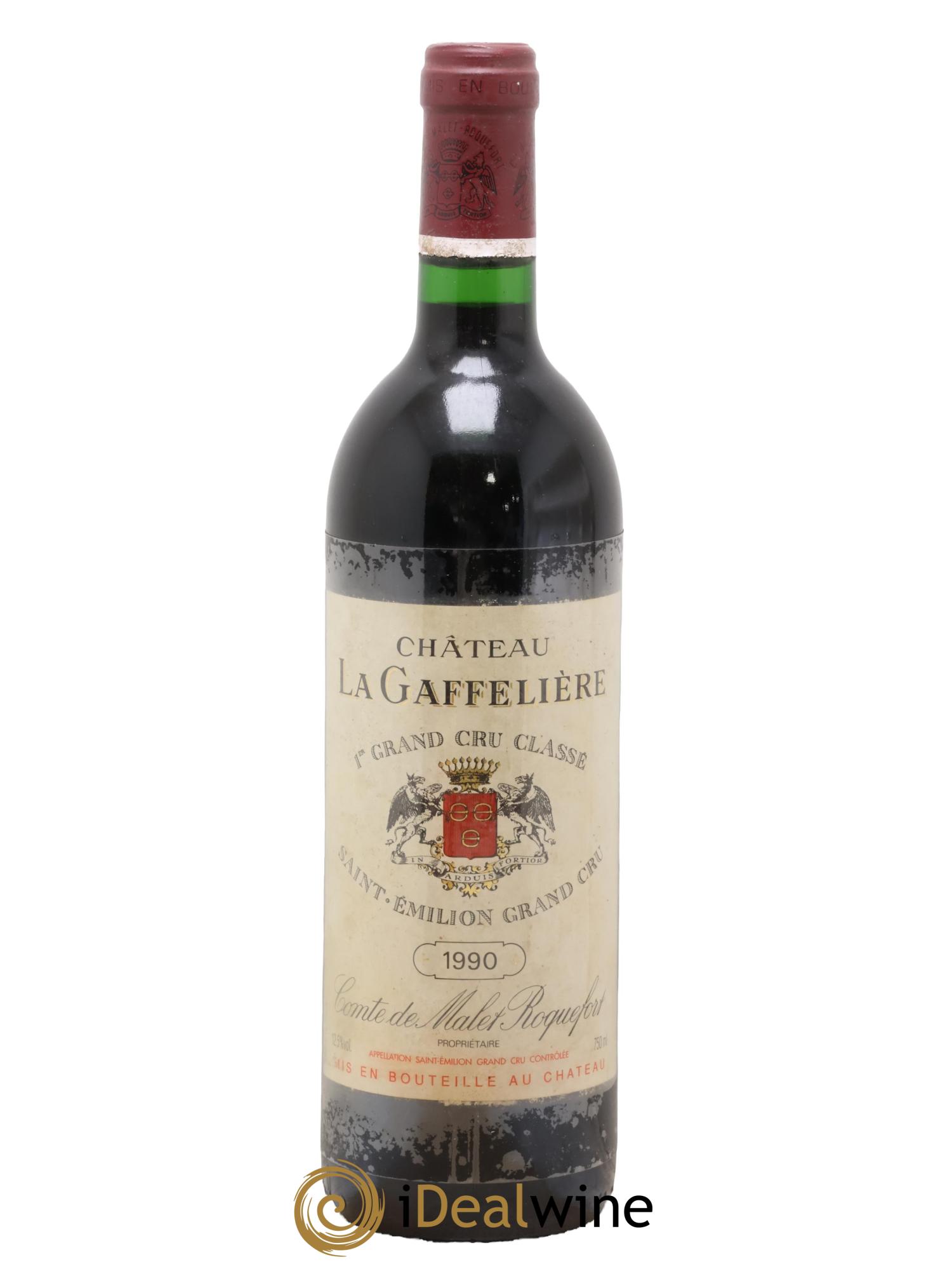 Château la Gaffelière 1er Grand Cru Classé B 1990 - Lot de 1 bouteille - 0