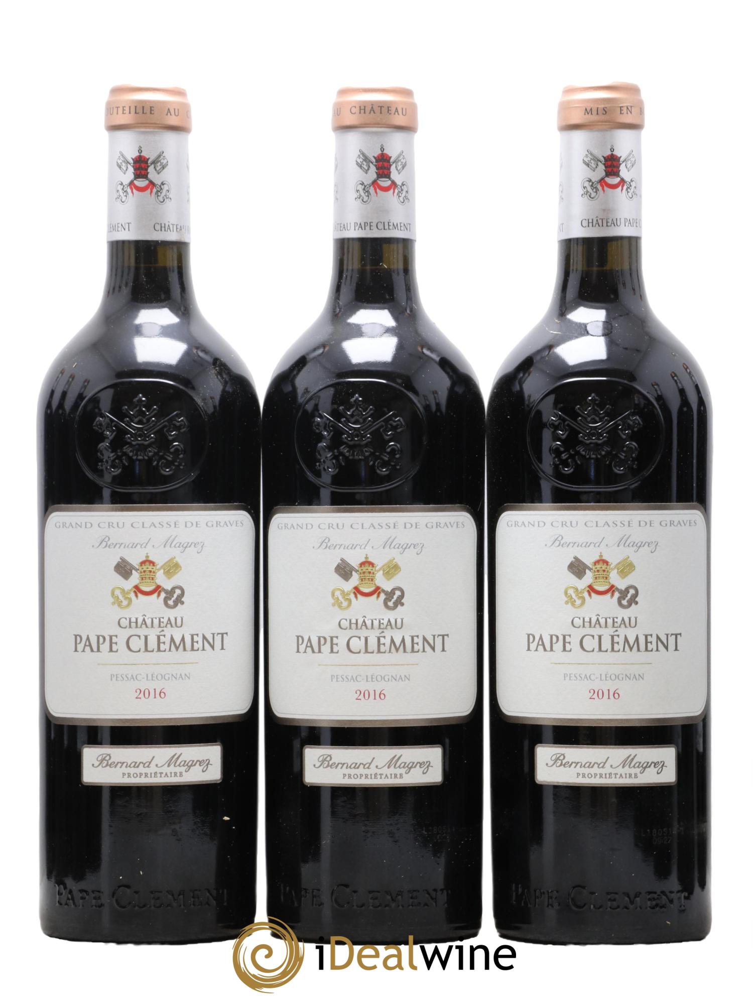 Château Pape Clément Cru Classé de Graves 2016 - Lot of 12 bottles - 1