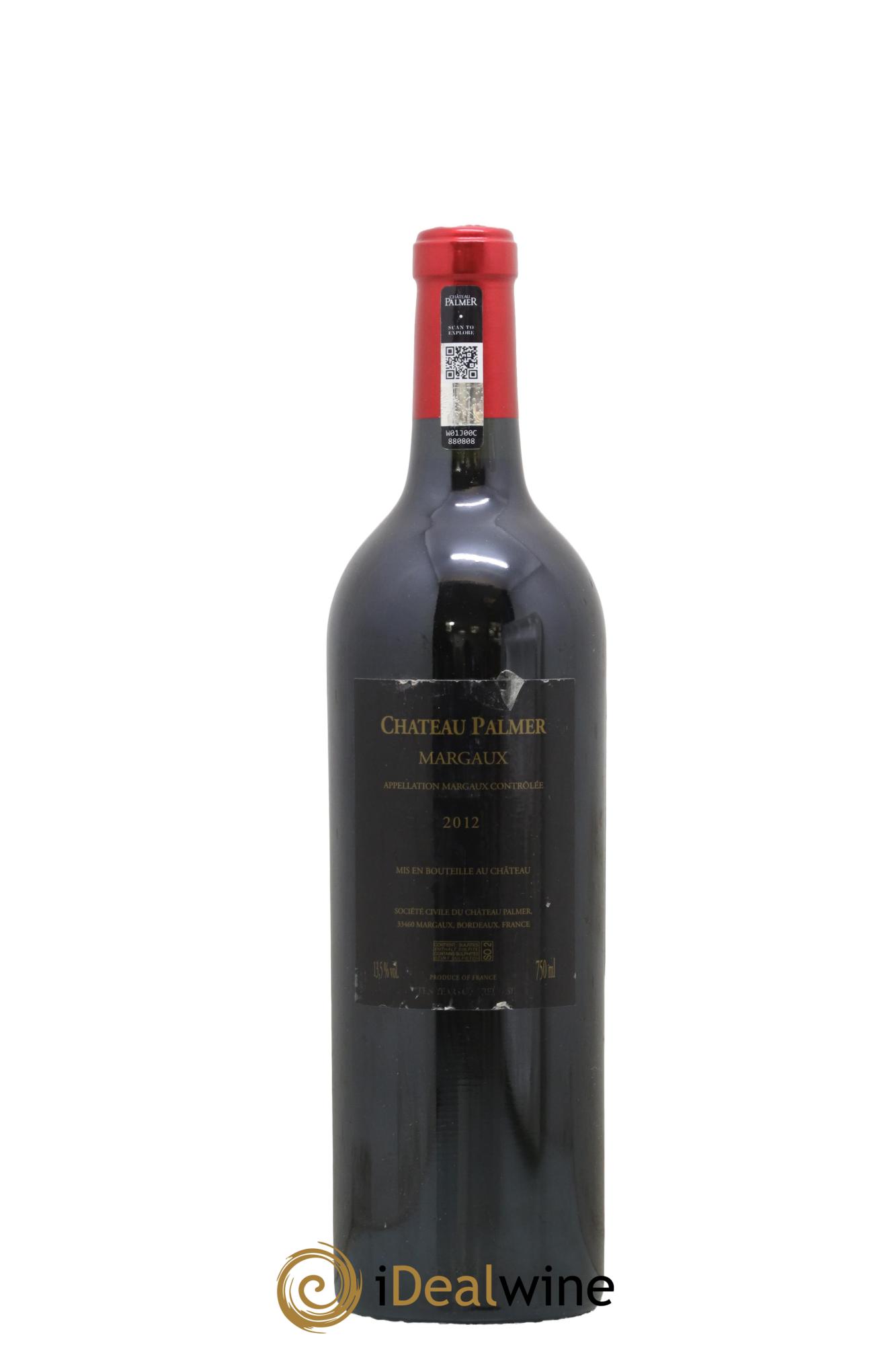 Château Palmer 3ème Grand Cru Classé 2012 - Lot of 1 bottle - 1