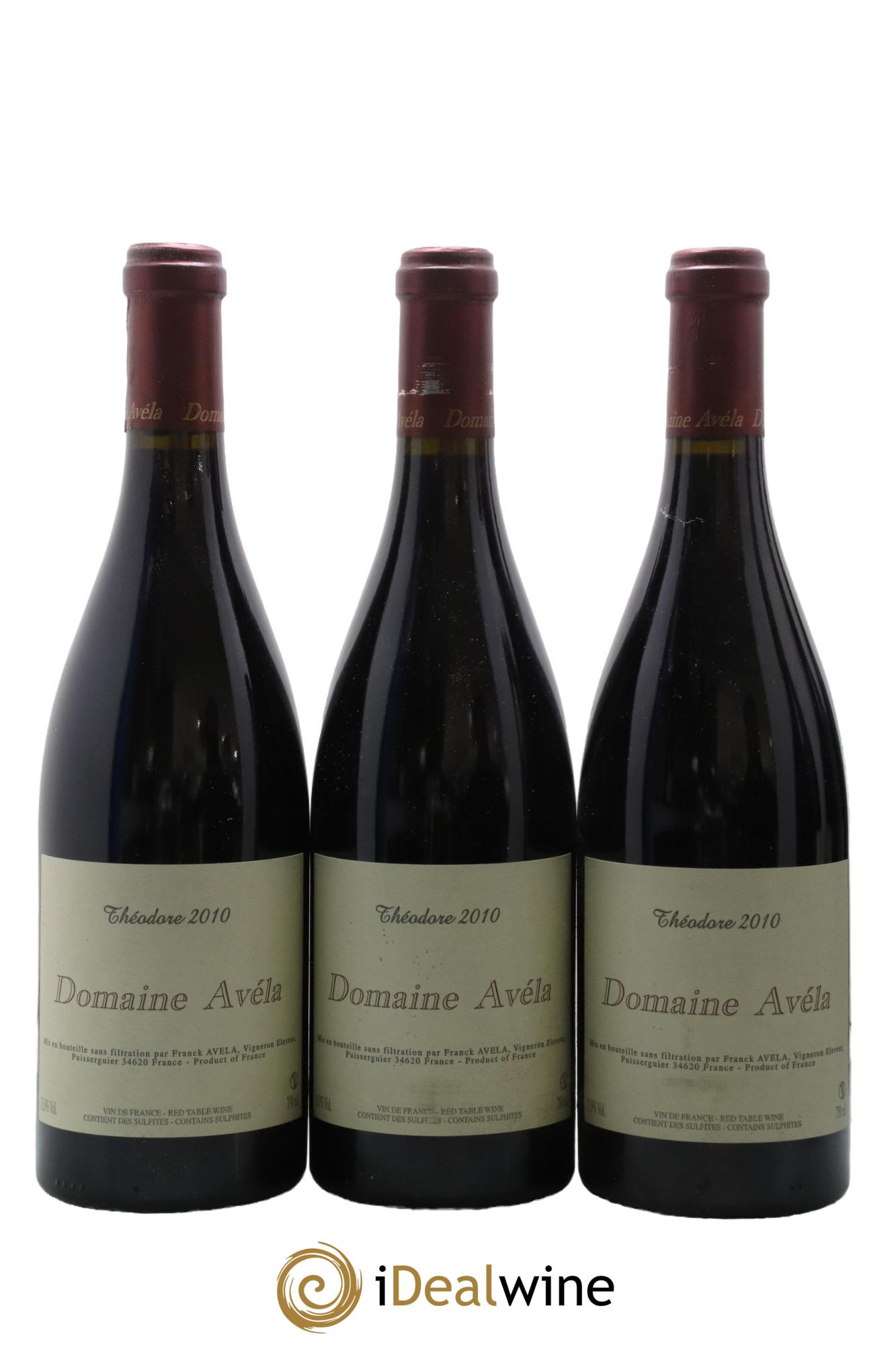 Vin de France Théodore Avéla 2010 - Lot de 6 bouteilles - 1