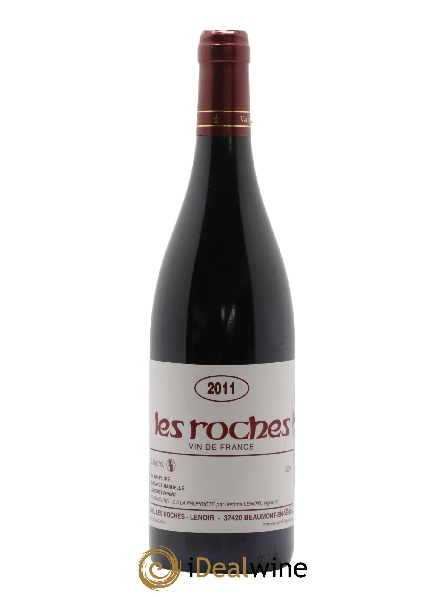 Vin de France Les Roches Lenoir (Domaine) 2011 - Lot de 1 bouteille - 0
