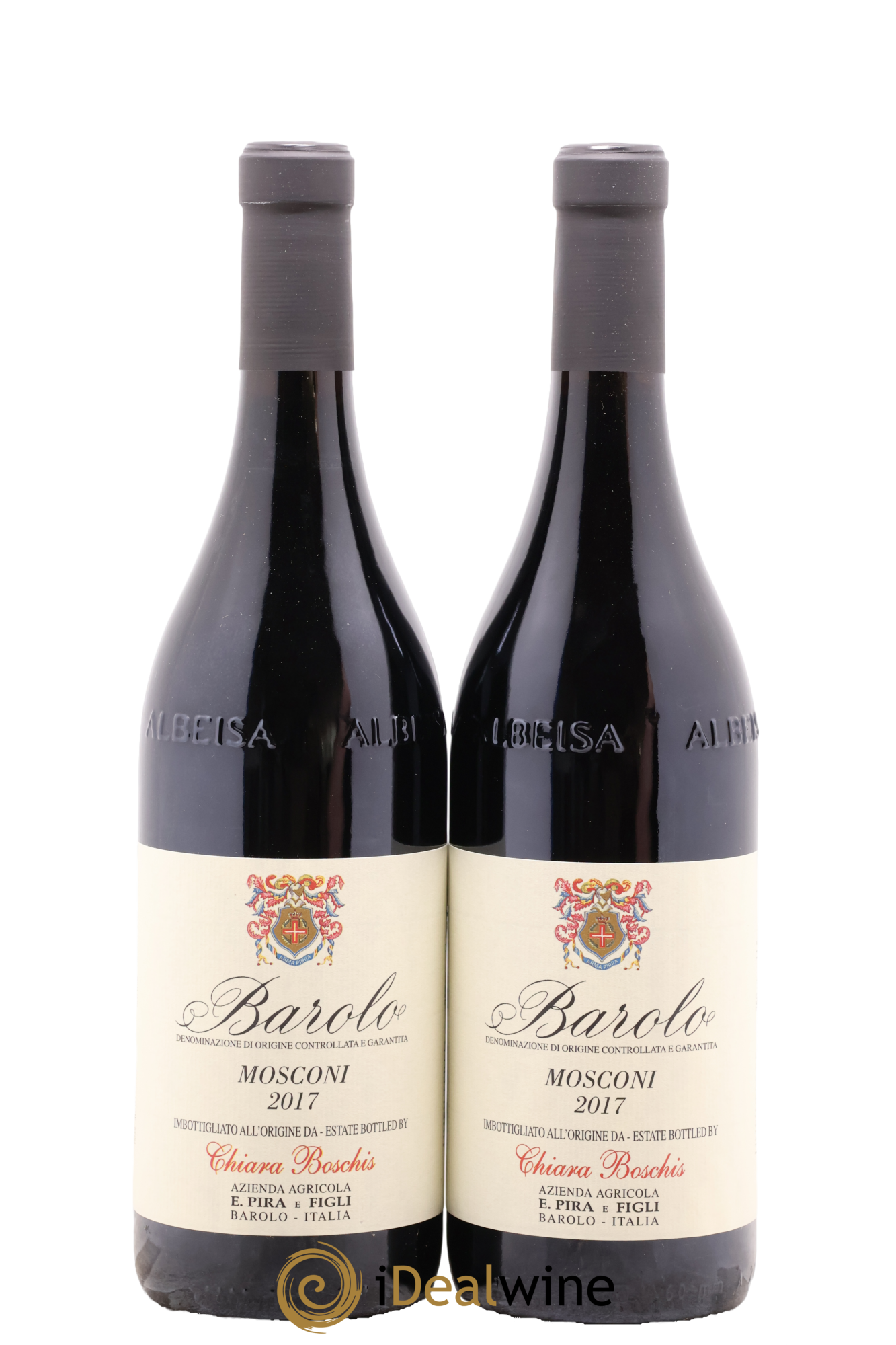 Barolo DOCG Mosconi Pira & Figli Chiara Boschis 2017 - Lot de 2 bouteilles - 0