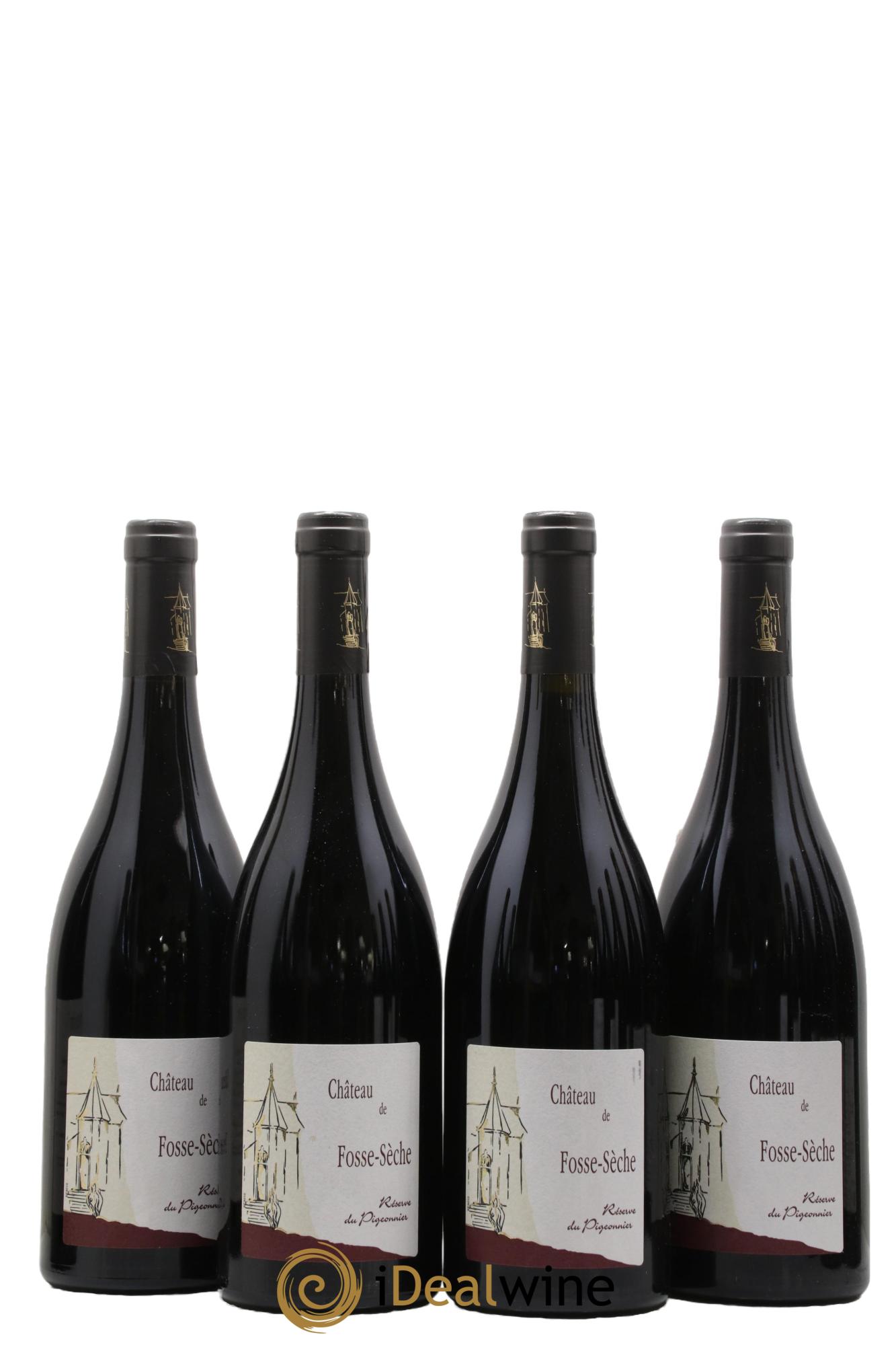 Vin de France (anciennement Saumur Puy-Notre-Dame) Réserve du Pigeonnier Château de Fosse-Sèche 2008 - Lot de 4 bouteilles - 0