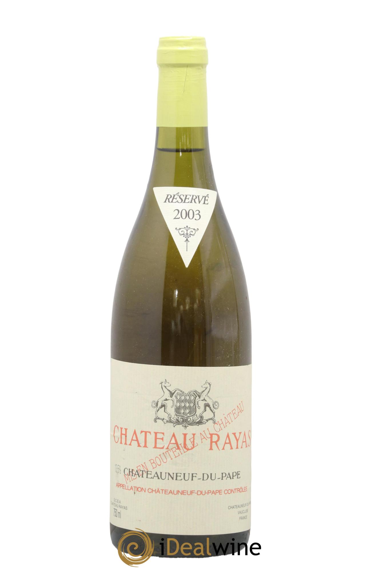 Châteauneuf-du-Pape Château Rayas Emmanuel Reynaud 2003 - Posten von 1 Flasche - 0