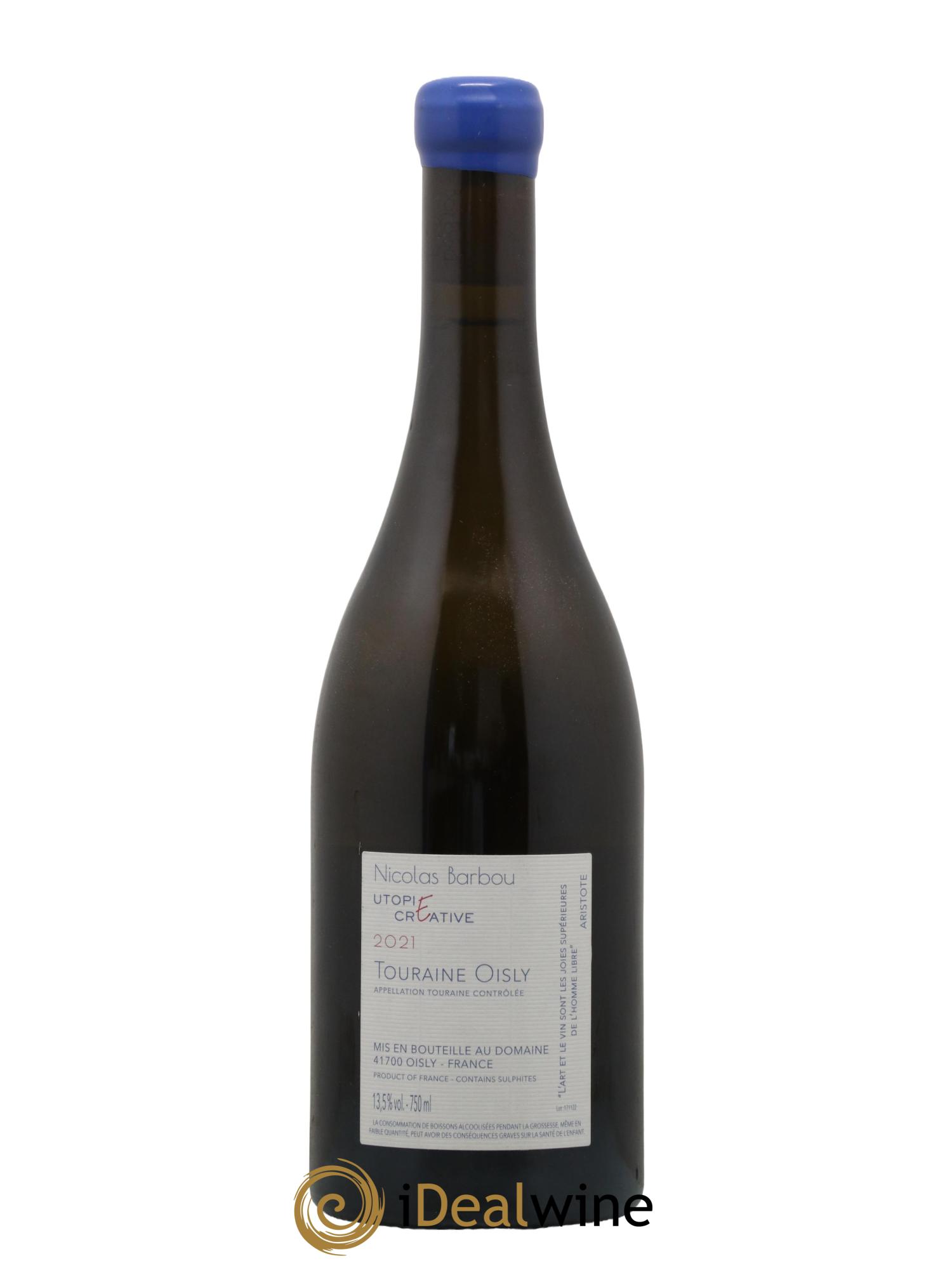 Touraine Oisly Utopie Créative Nicolas Barbou 2021 - Lotto di 1 bottiglia - 1