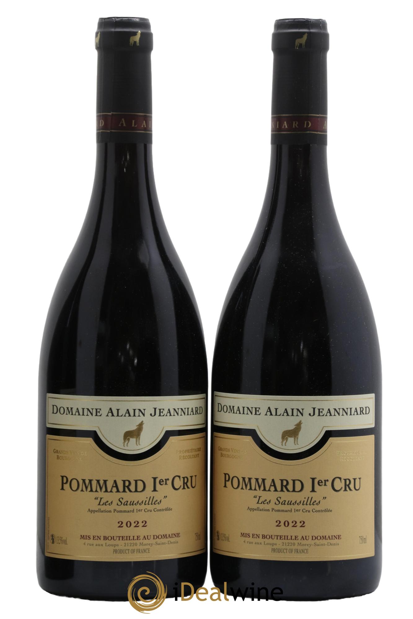 Pommard 1er Cru Les Saussilles Domaine Alain Jeanniard 2022 - Lot de 2 bouteilles - 0