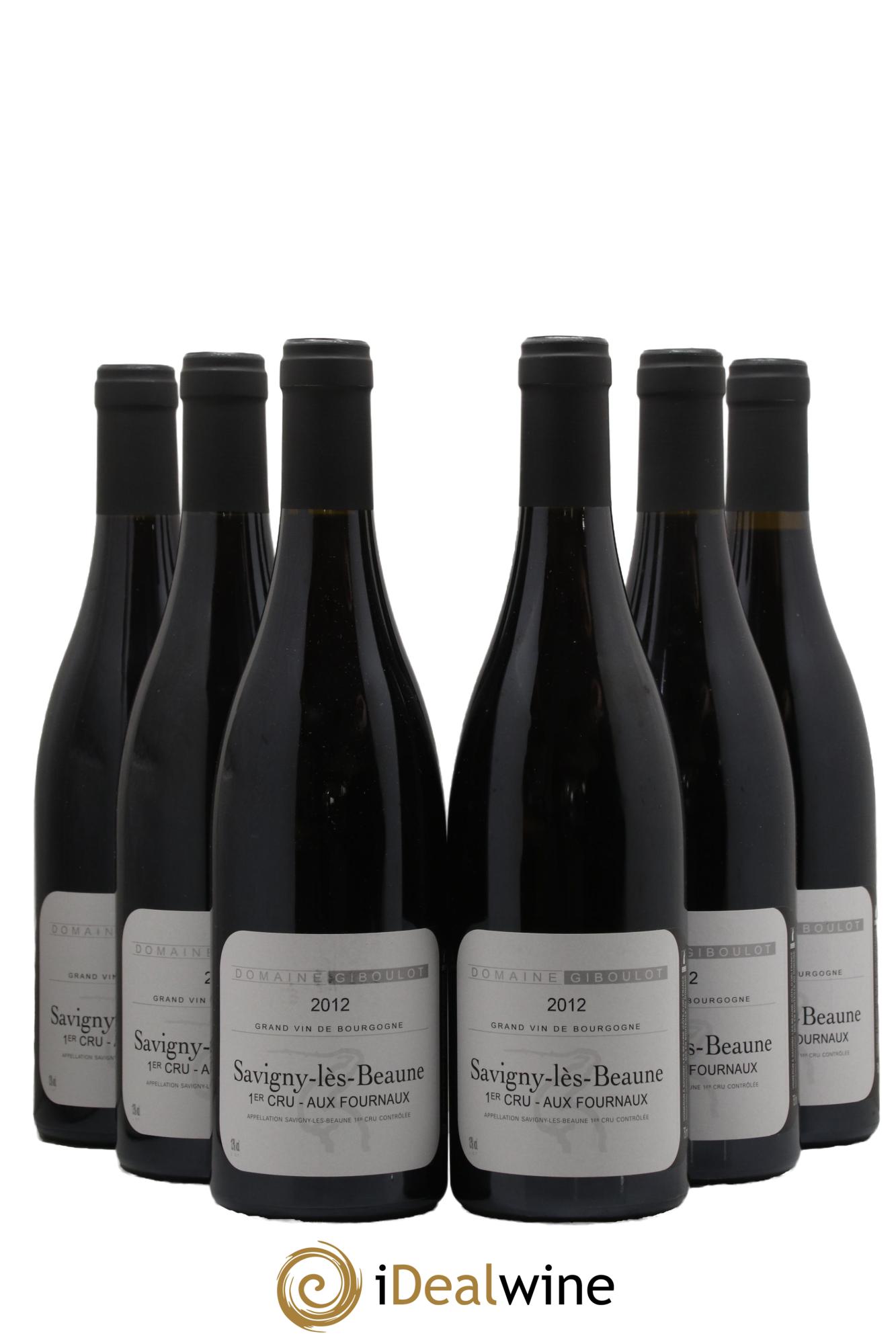 Savigny-lès-Beaune 1er Cru Aux Fourneaux Jean Michel Giboulot 2012 - Lot de 6 bouteilles - 0
