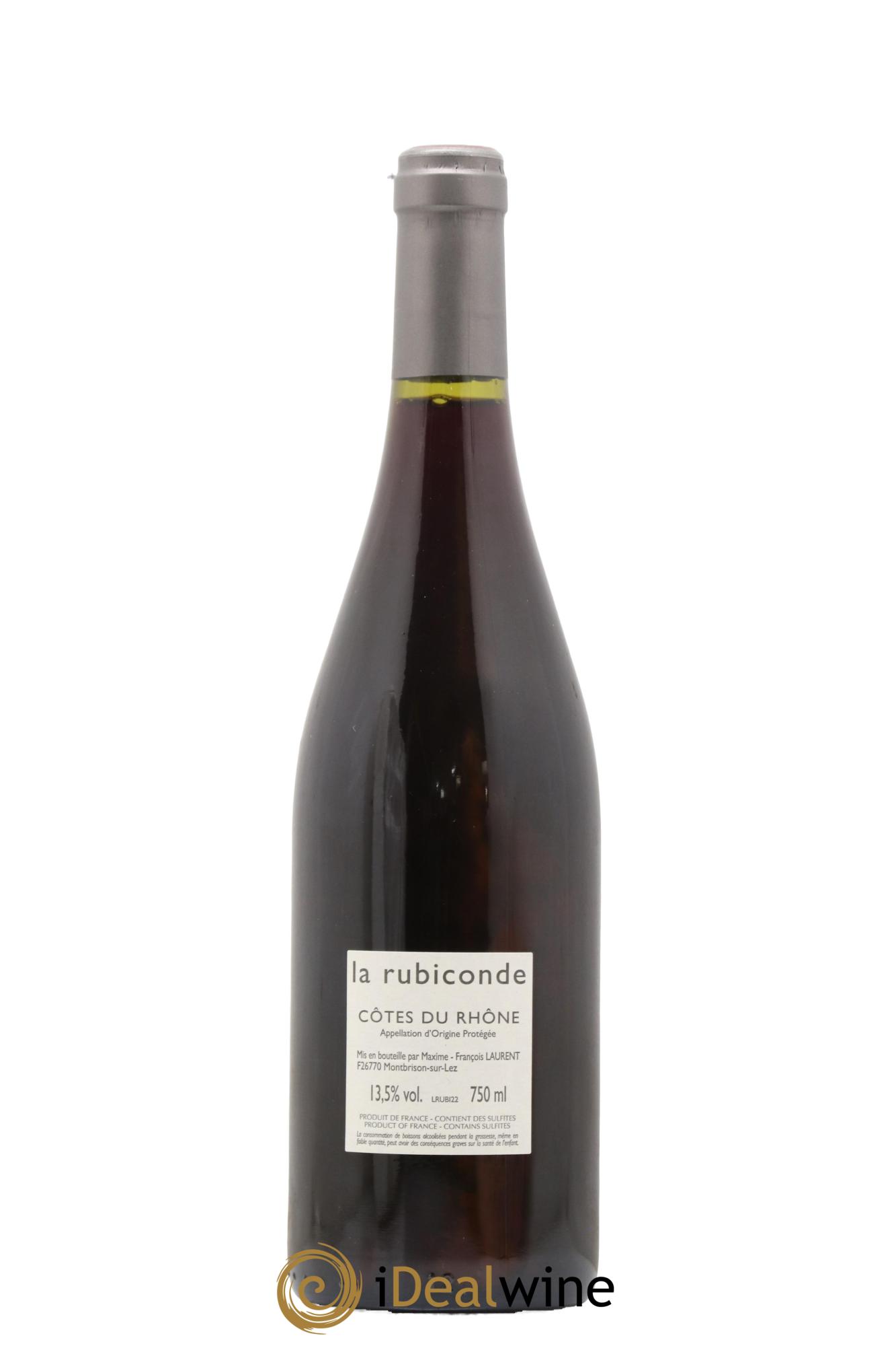 Côtes-du-Rhône Rubiconde Maxime-François Laurent (Gramenon) 2022 - Lotto di 1 bottiglia - 1