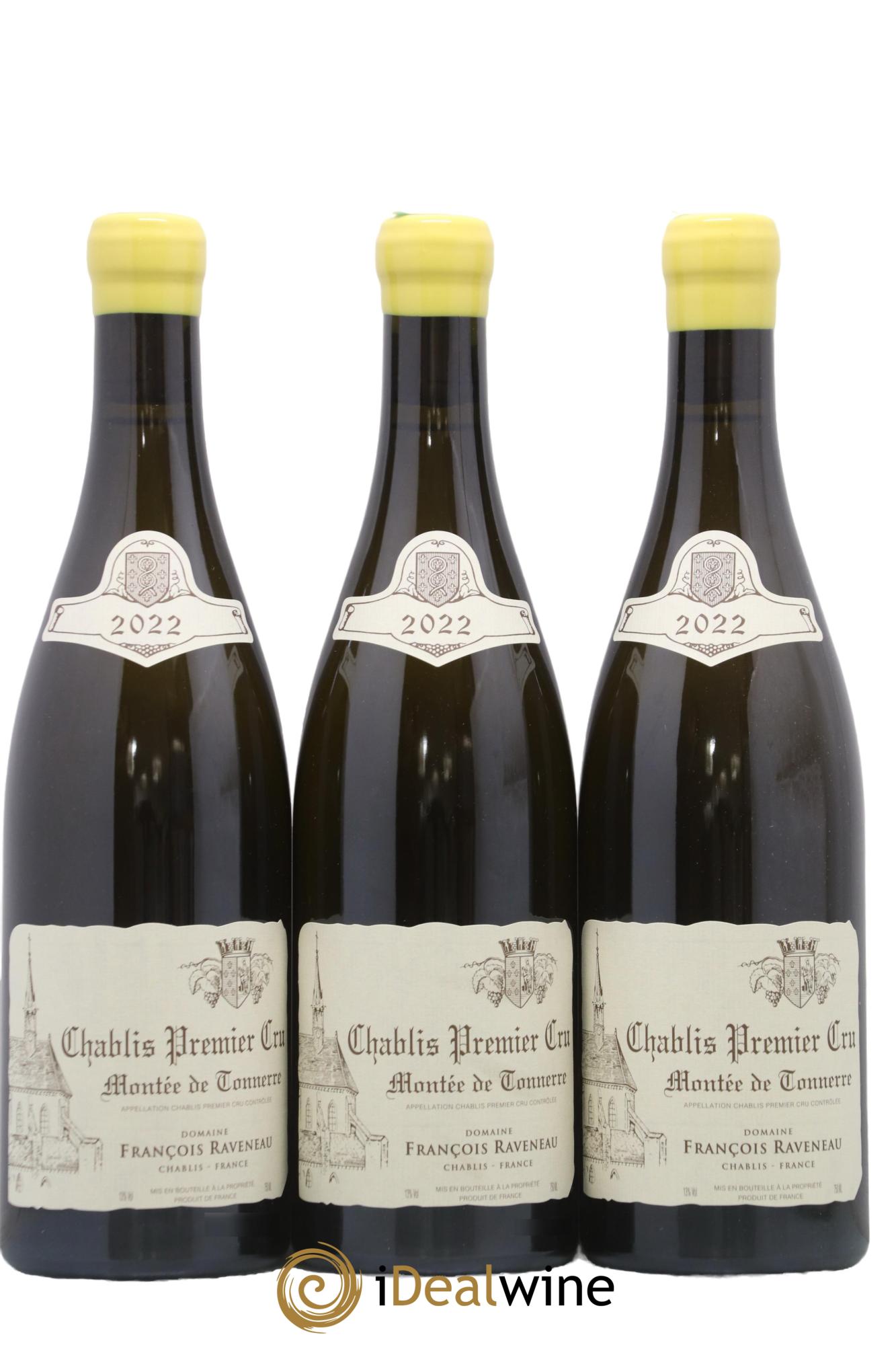 Chablis 1er Cru Montée de Tonnerre Raveneau (Domaine) 2022 - Lot de 3 bouteilles - 0