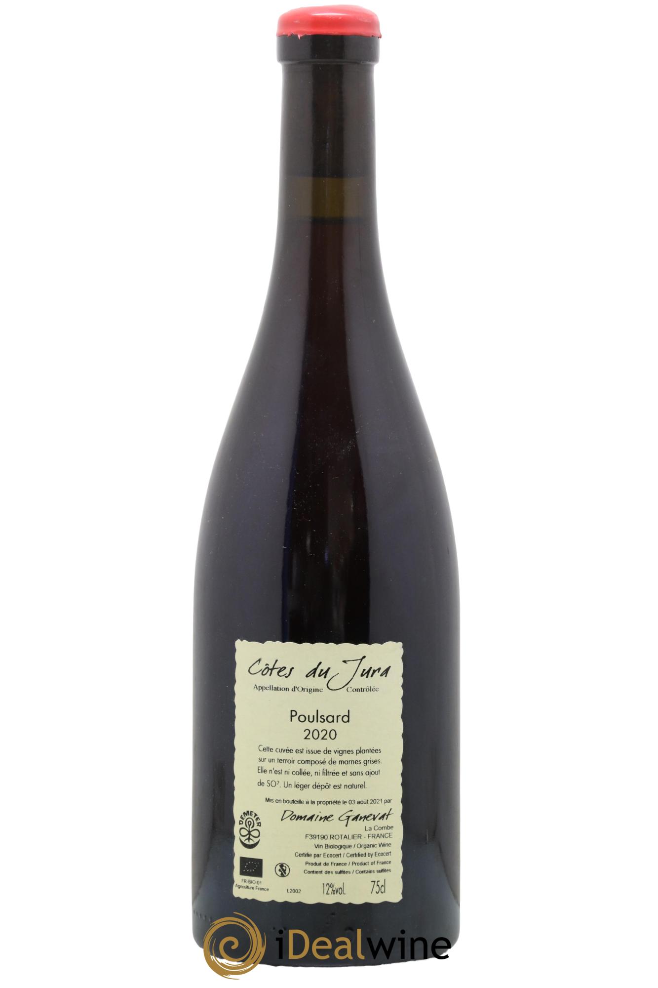 Côtes du Jura Les Chalasses Vieilles Vignes Poulsard Jean-François Ganevat (Domaine) 2020 - Lot de 1 bouteille - 1