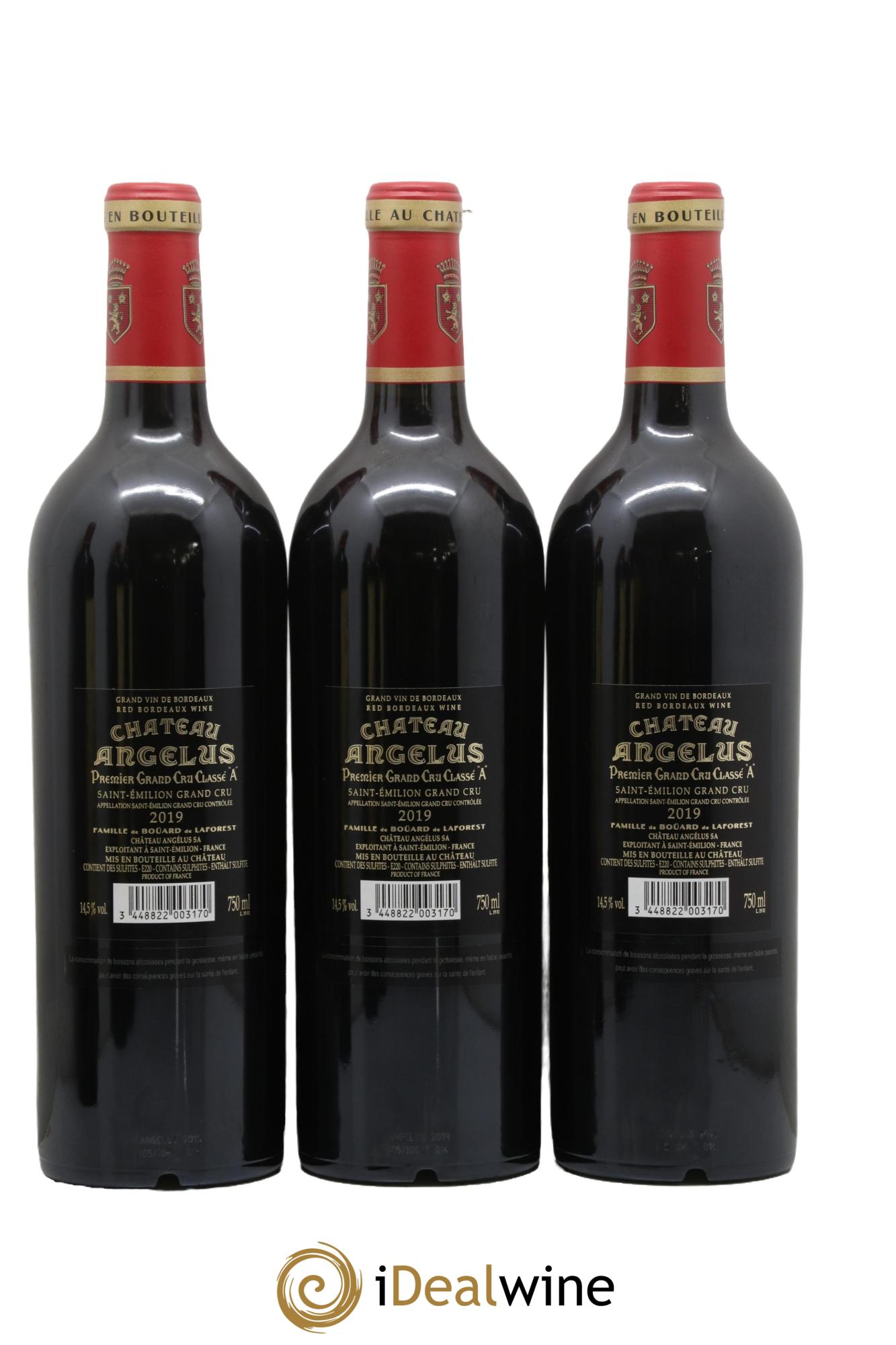 Château Angélus 1er Grand Cru Classé A 2019 - Lot of 6 bottles - 4
