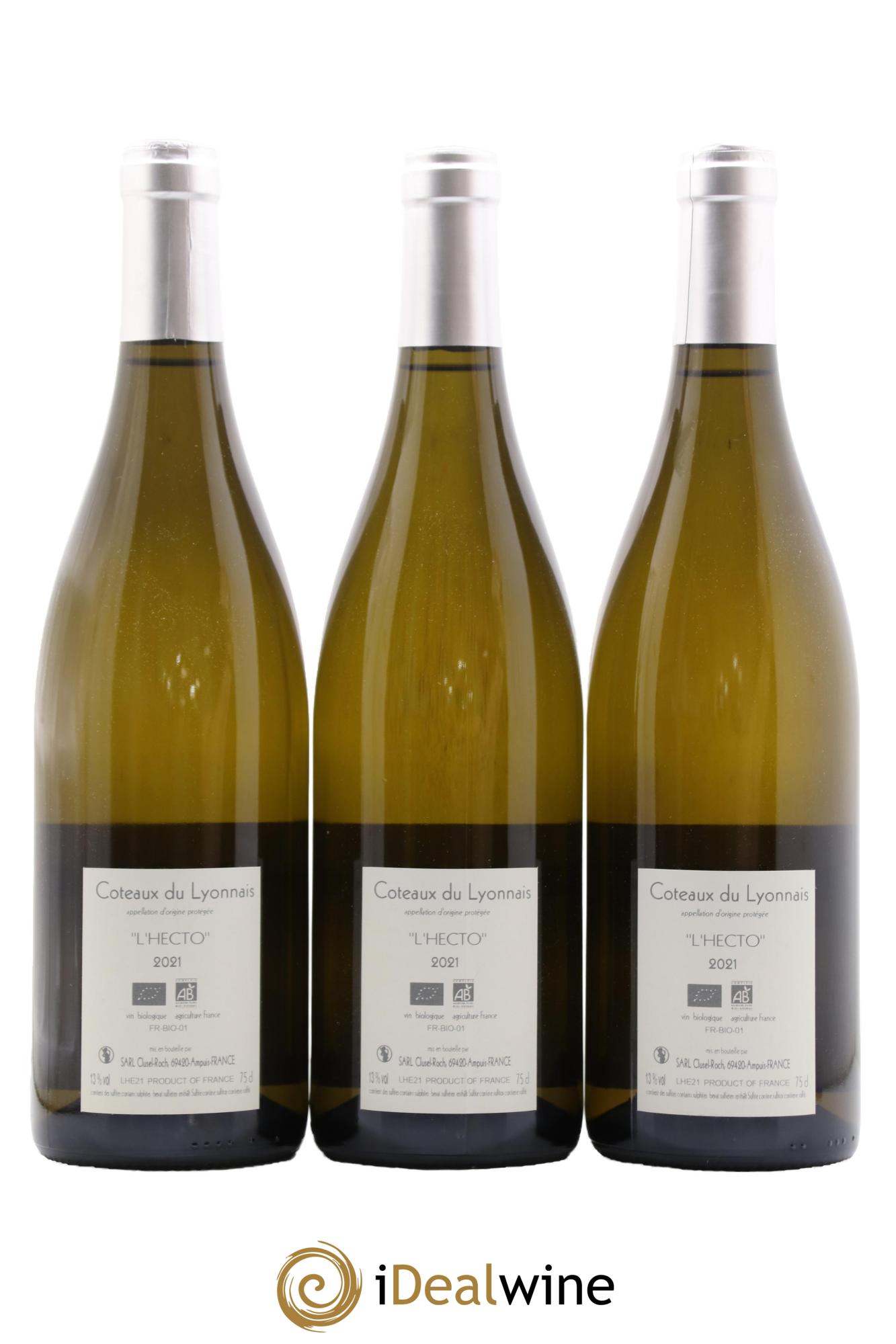 Côteaux du Lyonnais l'hecto Clusel-Roch 2021 - Lot de 3 bouteilles - 1