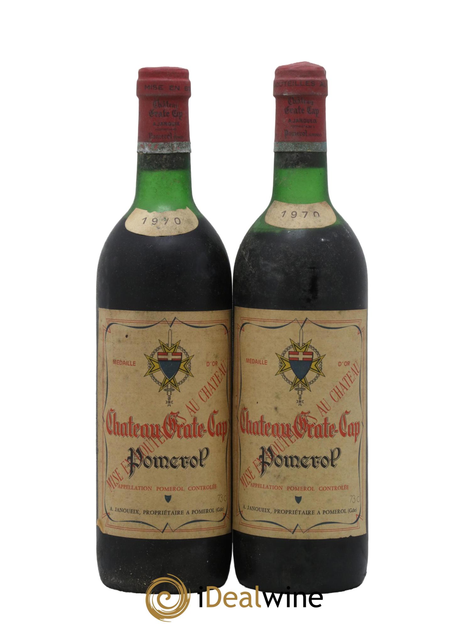 Château Grate-Cap 1970 - Lot de 2 bouteilles - 0