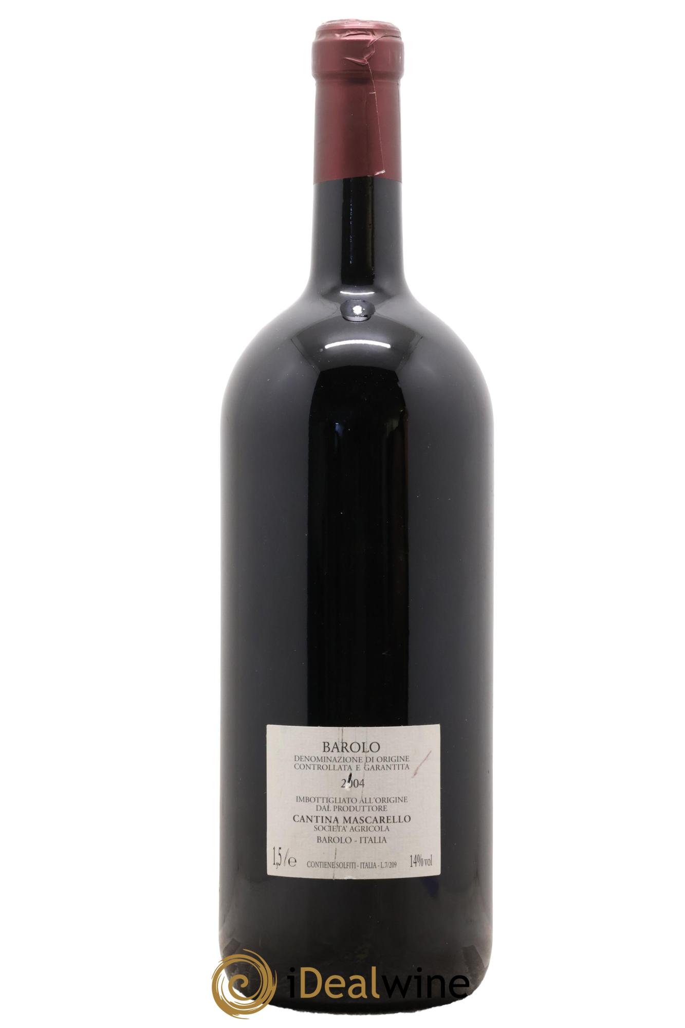 Barolo DOCG Bartolo Mascarello 2004 - Lot de 1 magnum - 1