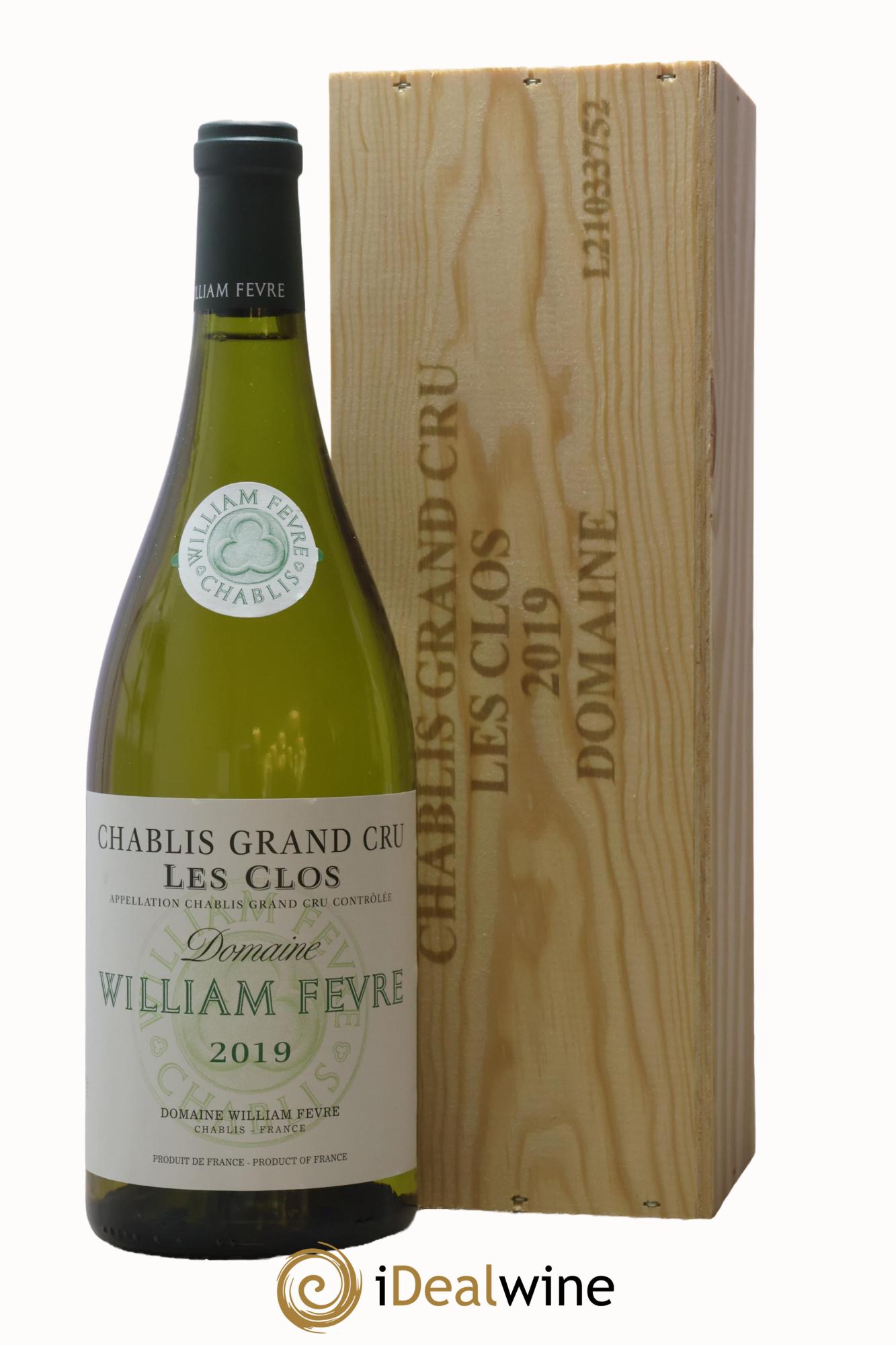 Chablis Grand Cru Les Clos William Fèvre 2019 - Lot de 1 magnum - 0