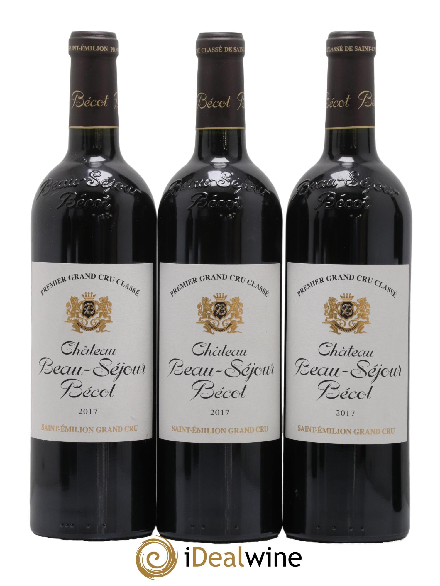 Château Beau-Séjour Bécot 1er Grand Cru Classé B 2017 - Lot de 6 bouteilles - 1