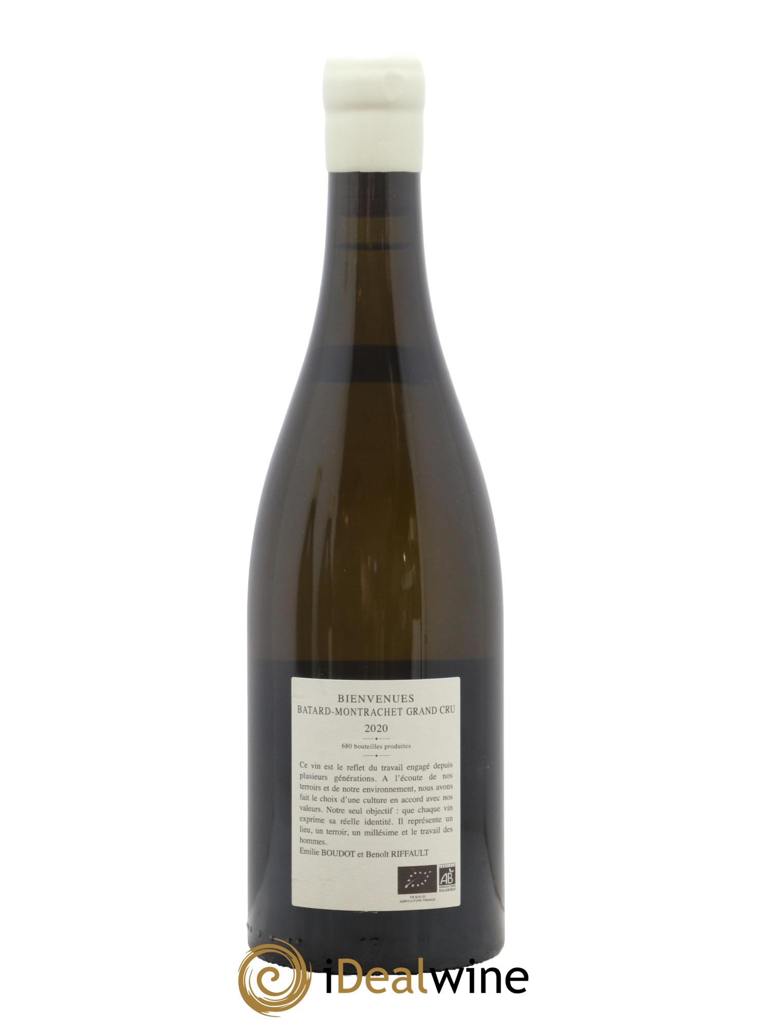 Bienvenues-Bâtard-Montrachet Grand Cru Etienne Sauzet 2020 - Lot de 1 bouteille - 1
