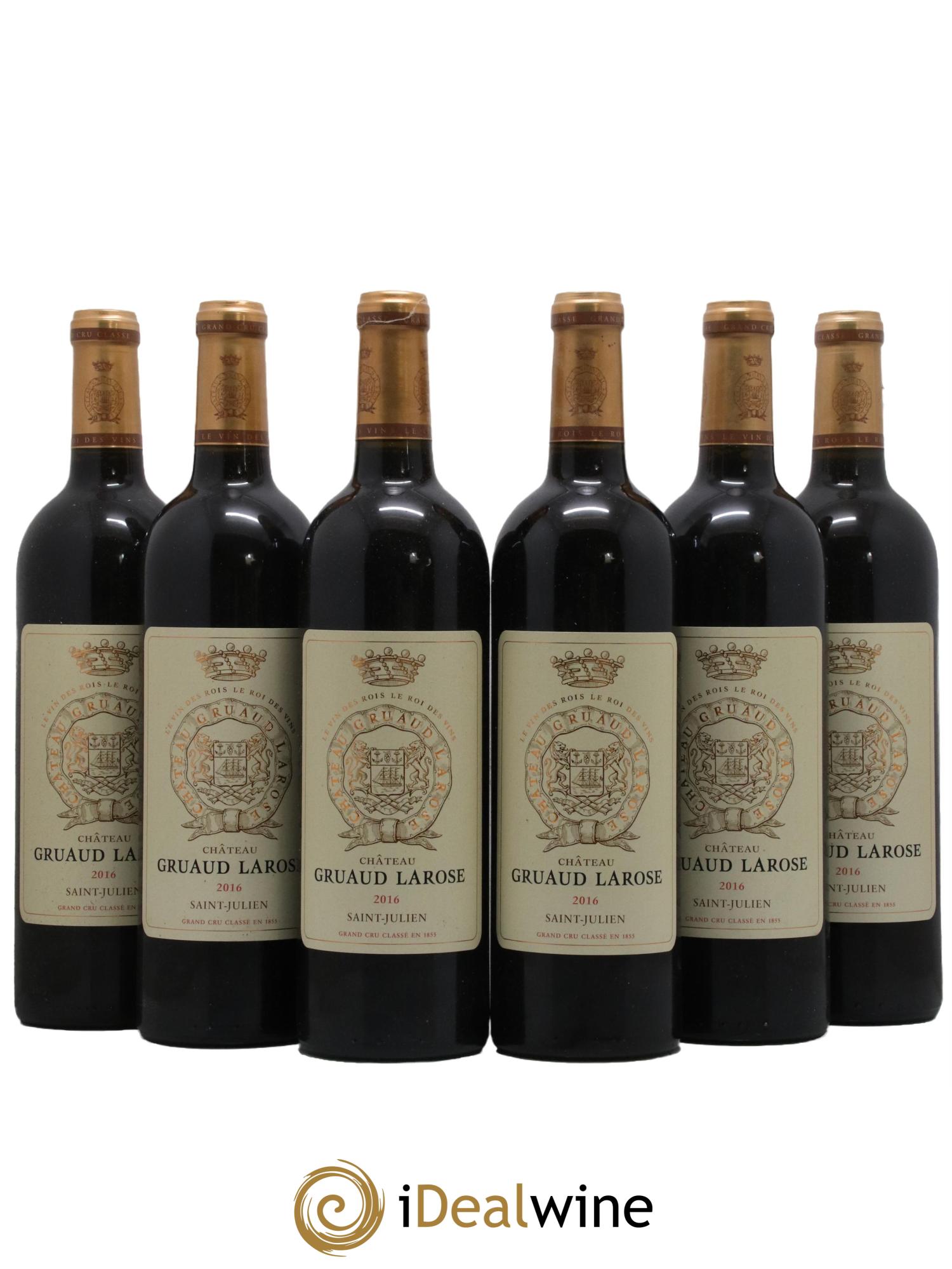 Château Gruaud Larose 2ème Grand Cru Classé 2016 - Lot de 6 bouteilles - 0