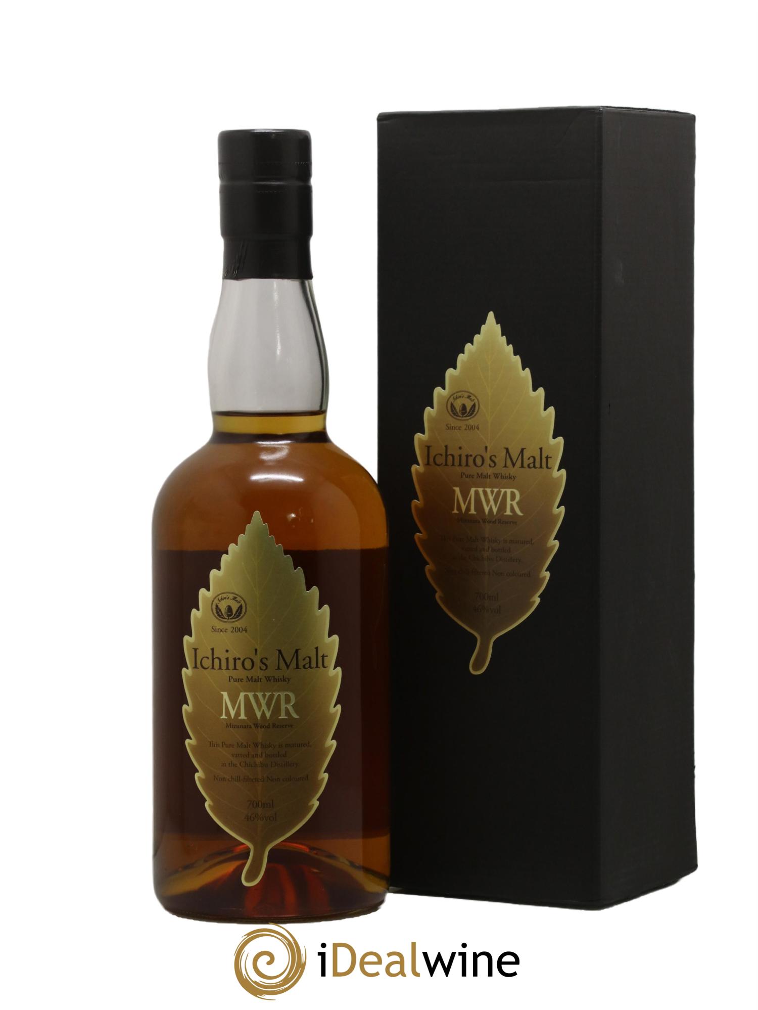 Whisky Chichibu Ichiro's Malt MWR Mizunara Wood Reserve - Lot de 1 bouteille - 0