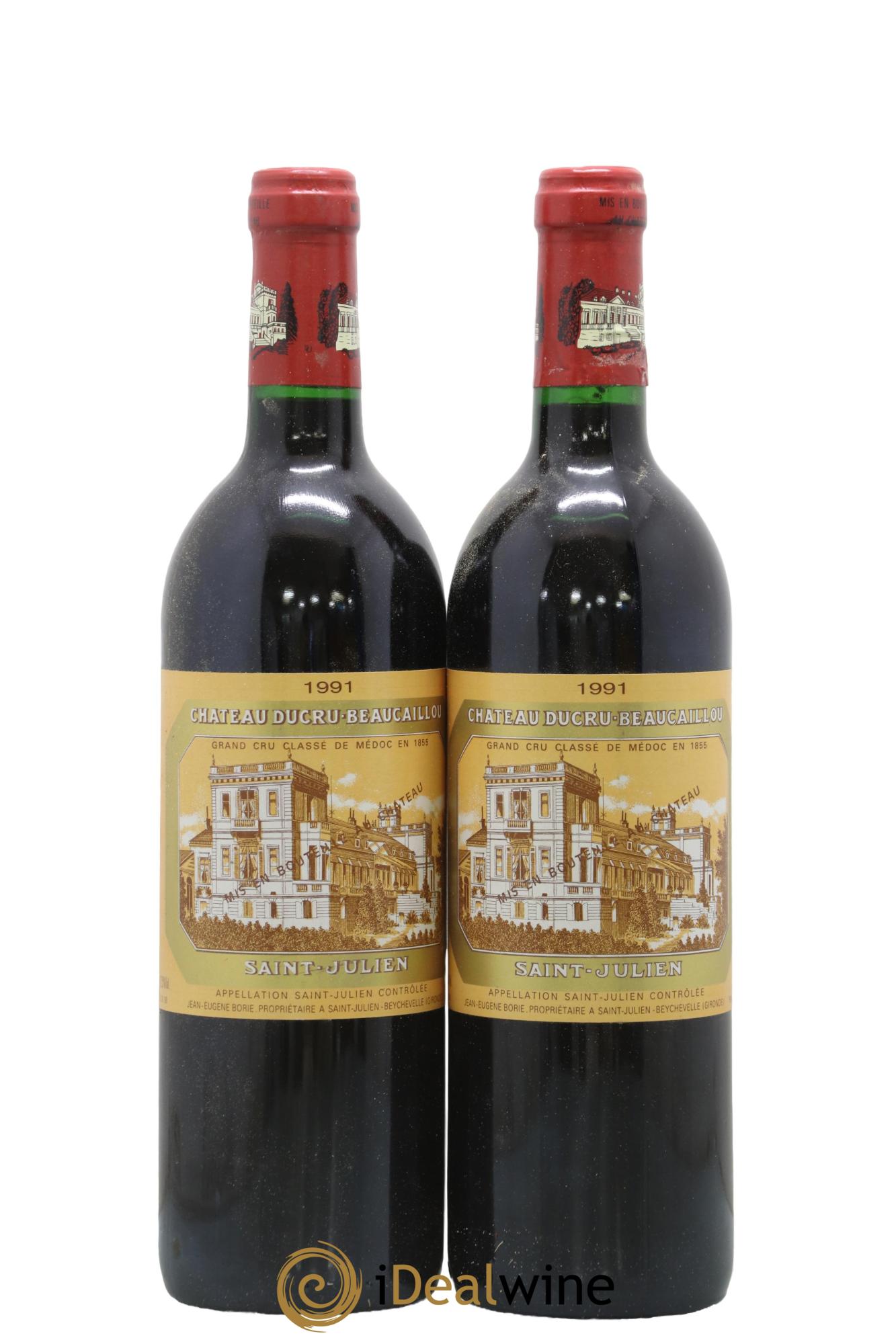 Château Ducru Beaucaillou 2ème Grand Cru Classé 1991 - Lot de 2 bouteilles - 0