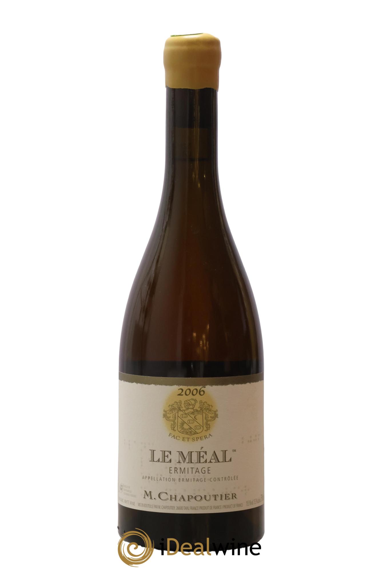 Hermitage Ermitage Le Méal Chapoutier 2006 - Lot de 1 bouteille - 0