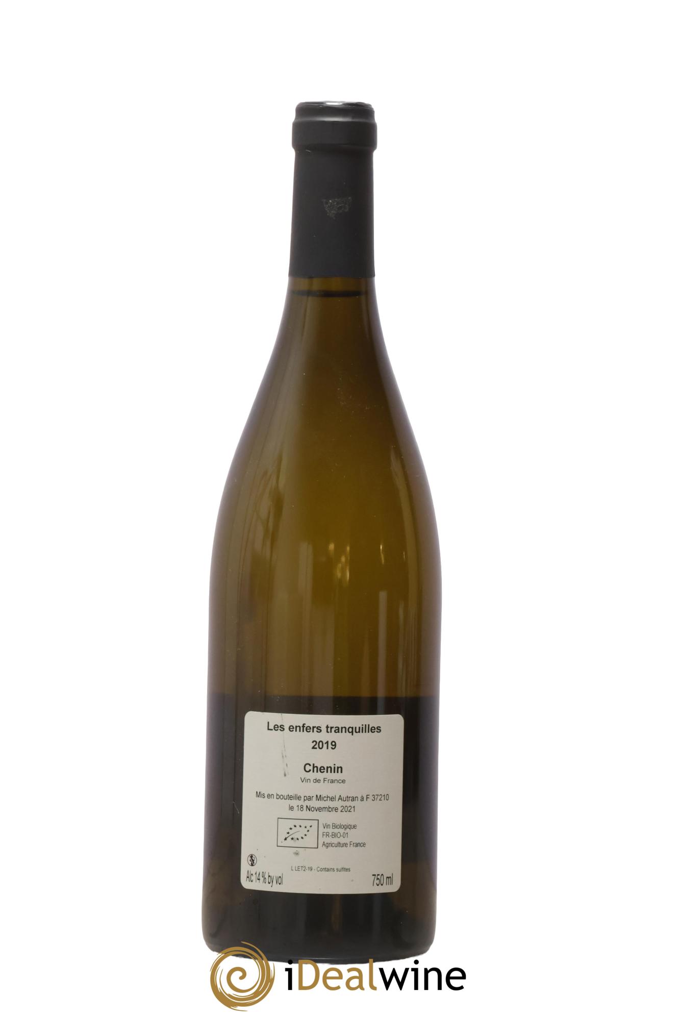 Vin de France Les Enfers Tranquilles Michel Autran 2019 - Lot de 1 bouteille - 1