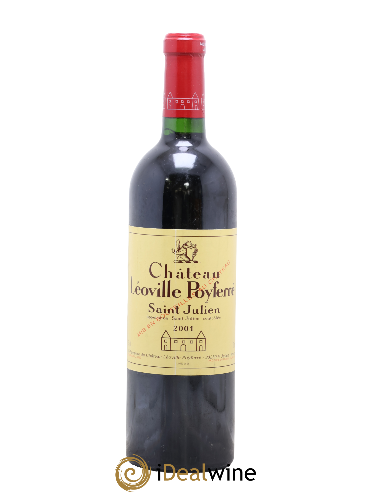 Château Léoville Poyferré 2ème Grand Cru Classé 2001 - Posten von 1 Flasche - 0
